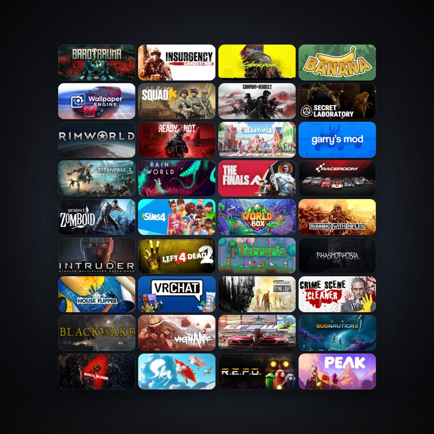 Steam 117 games, Steam 10, clean — HabibiAccounts