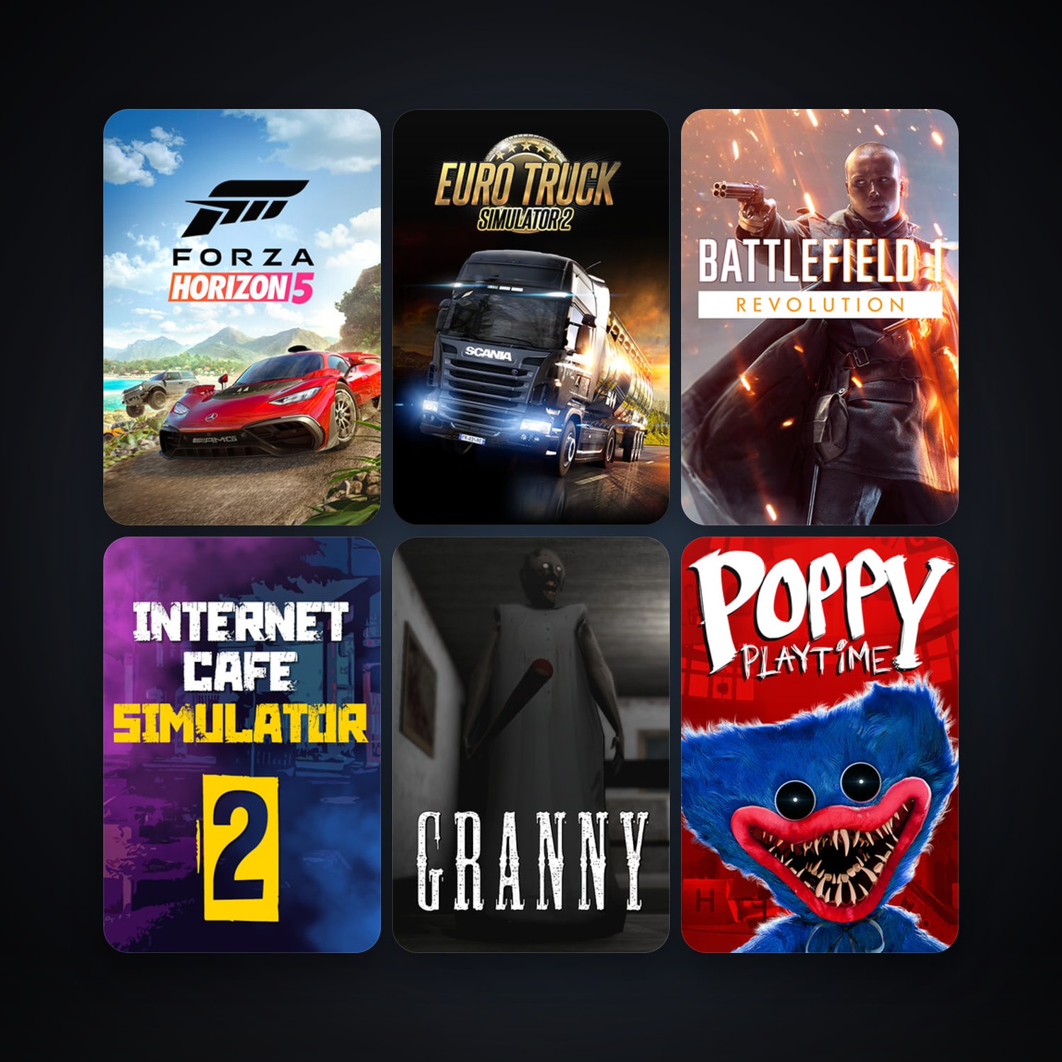 Euro Truck Simulator 2 + The Forest, 28 games, clean — HabibiAccounts