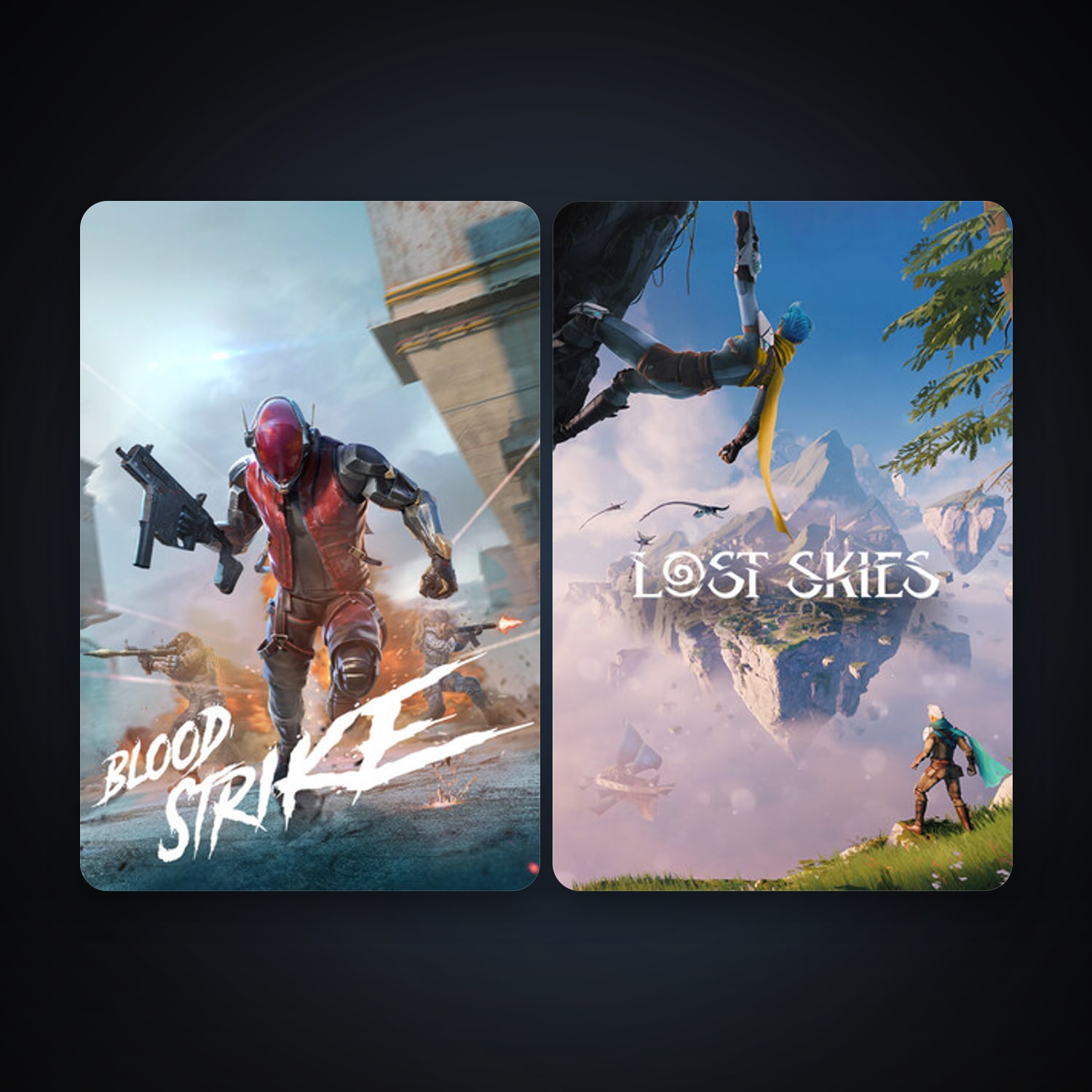 Lost Skies + Blood Strike, 7 games, clean — HabibiAccounts