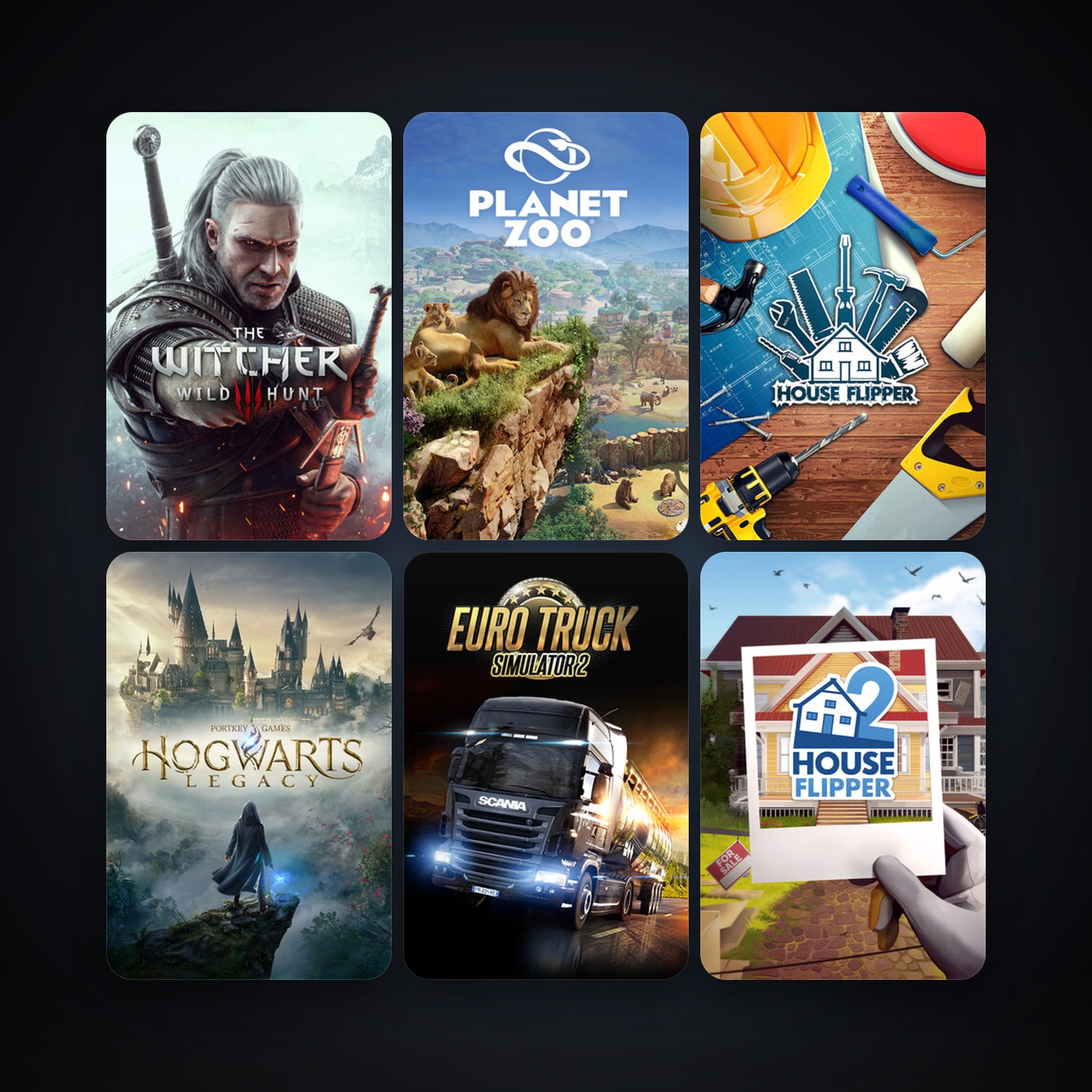 The Witcher 2: Assassins of Kings Enhanced Edition + Euro Truck Simulator 2, 42 games, clean — HabibiAccounts