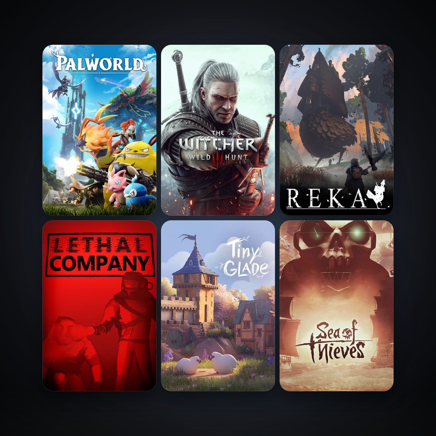The Witcher 3: Wild Hunt + Sea of Thieves, 14 games, clean — HabibiAccounts