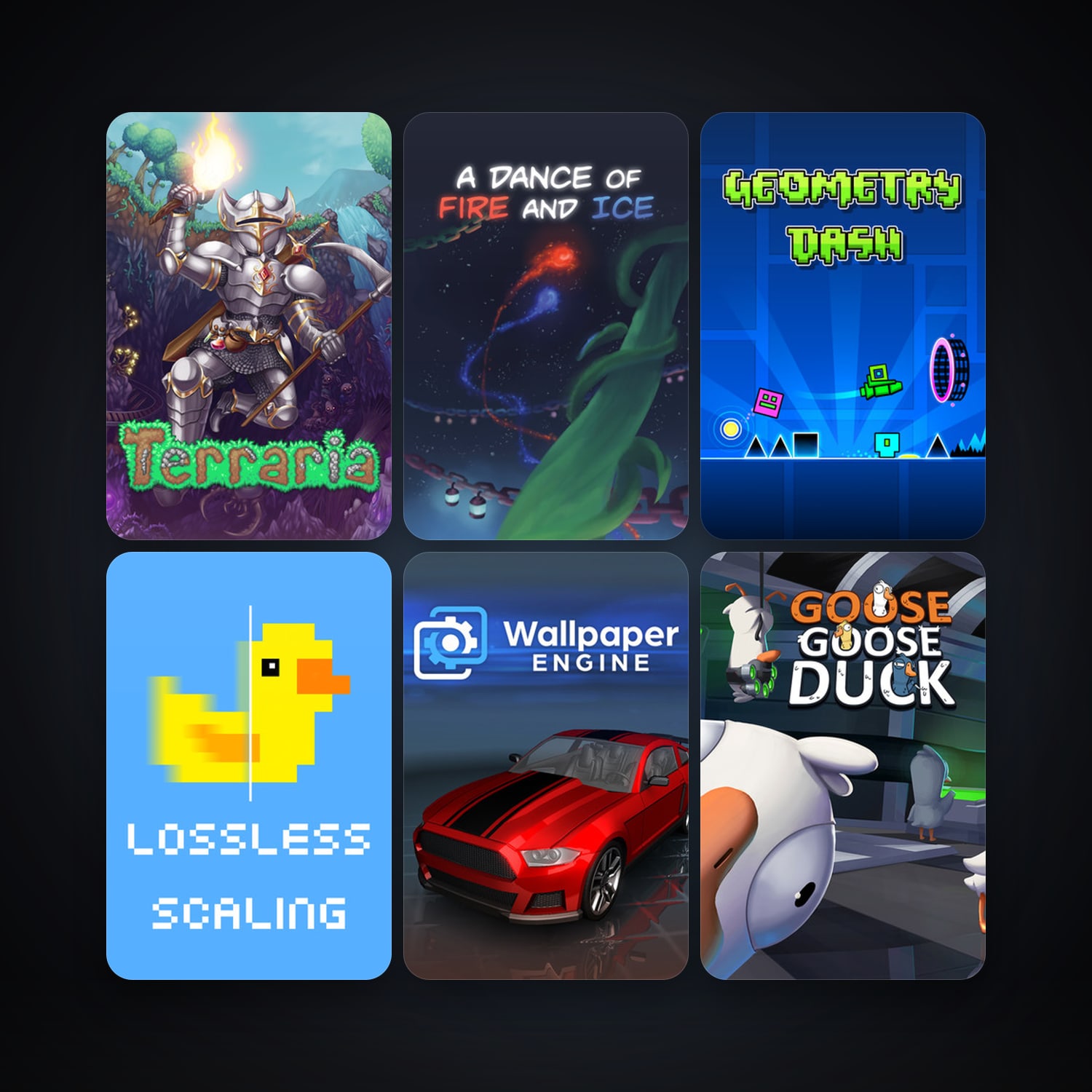 Terraria + Geometry Dash, 9 games, clean — HabibiAccounts