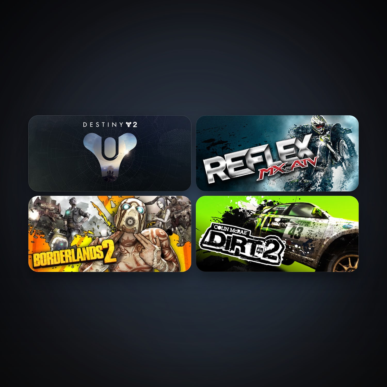 DiRT 2 + Medal of Honor, 7 games, clean — HabibiAccounts