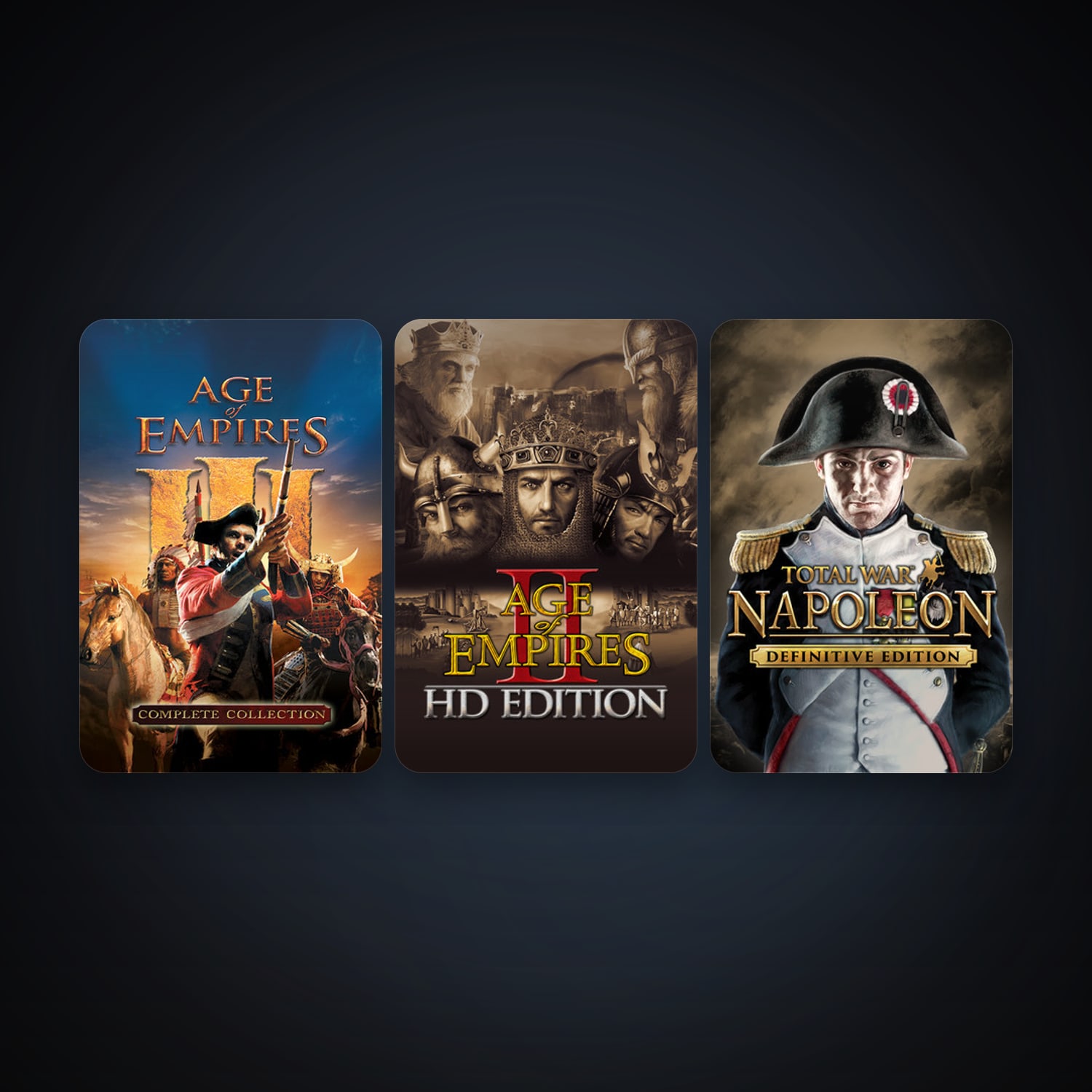 Total War: NAPOLEON - Definitive Edition + Age of Empires III, 4 games, clean — HabibiAccounts