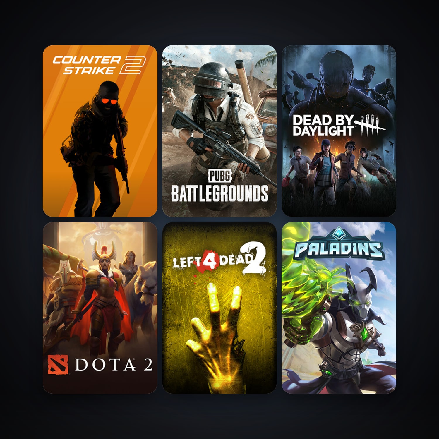 Left 4 Dead + Left 4 Dead 2, 60 games, Steam 22, clean — HabibiAccounts