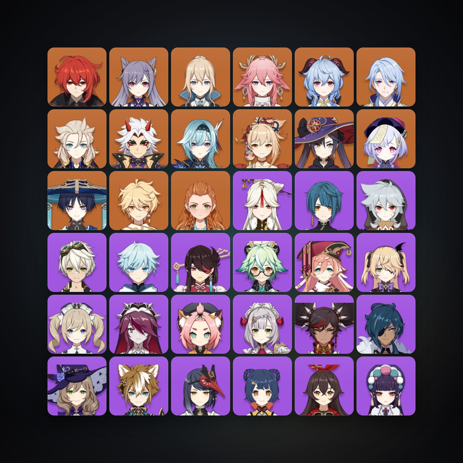 Genshin Impact | AR 59 | 40 Chars | 13× 5★ — HabibiAccounts