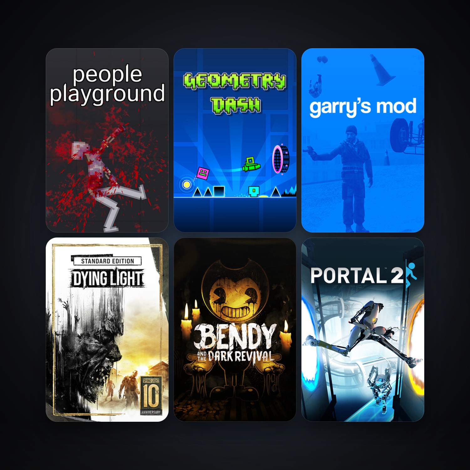 Portal 2 + Garry's Mod, 18 games, clean — HabibiAccounts