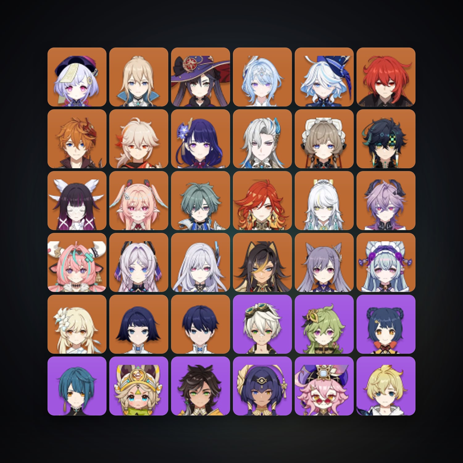 Genshin Impact | AR 59 | 75 Chars | 24× 5★ — Genshin / miHoYo Account — HabibiAccounts