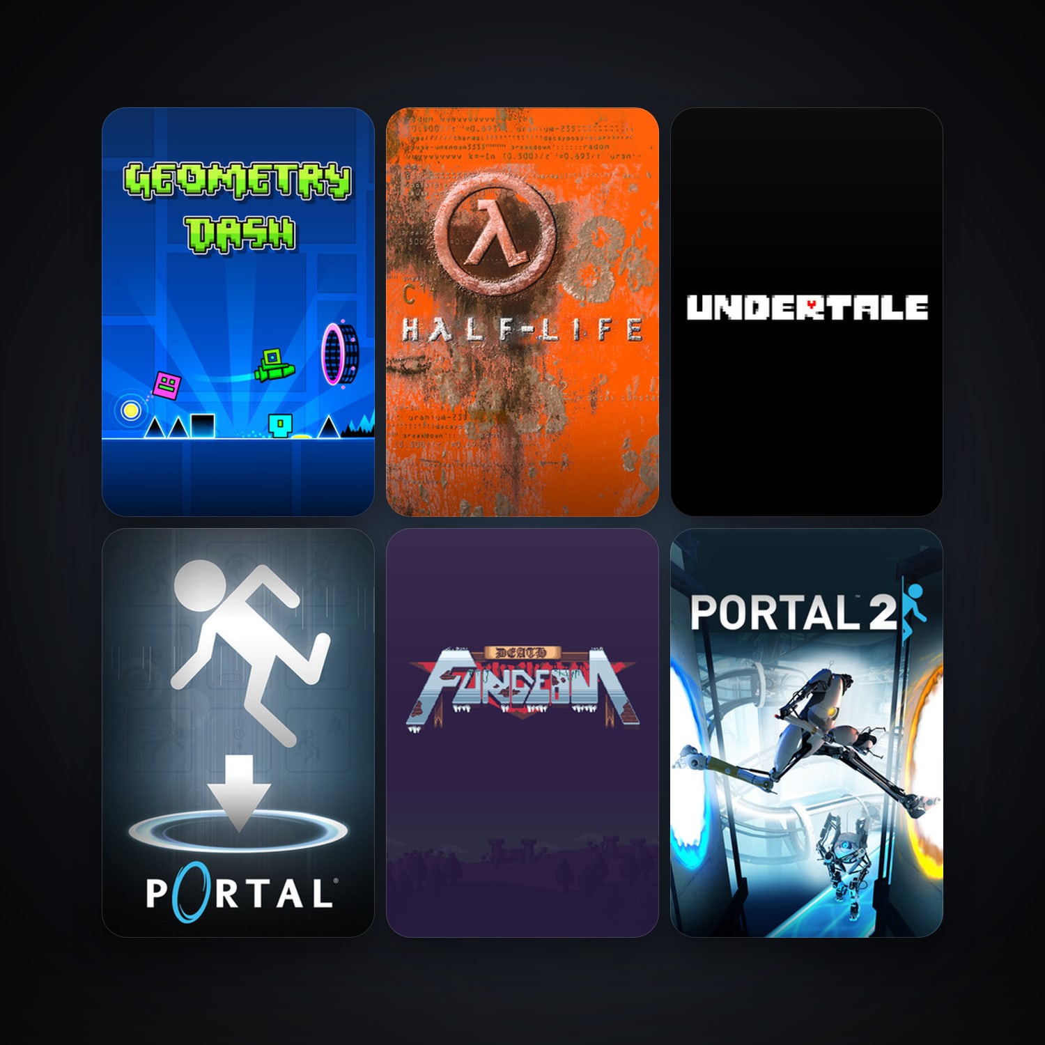 Half-Life + Portal, 10 games, clean — HabibiAccounts