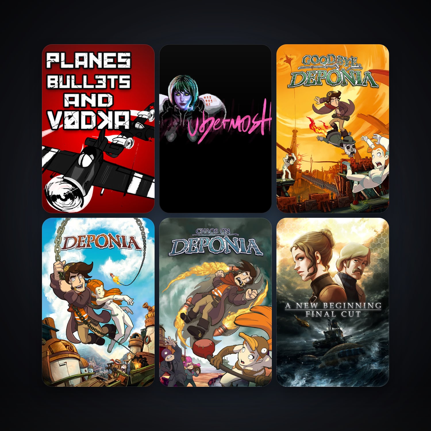 A New Beginning - Final Cut + Deponia, 58 games, Steam 10, clean — HabibiAccounts
