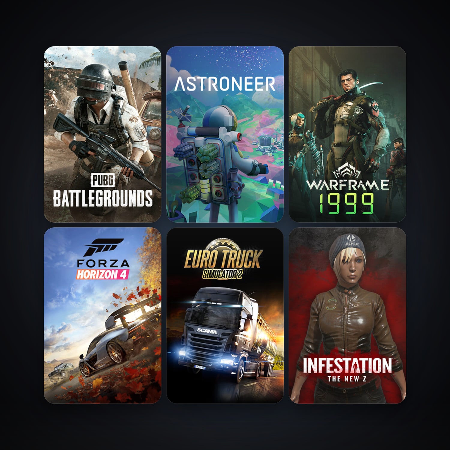 Euro Truck Simulator 2 + Warframe, 21 games, clean — HabibiAccounts