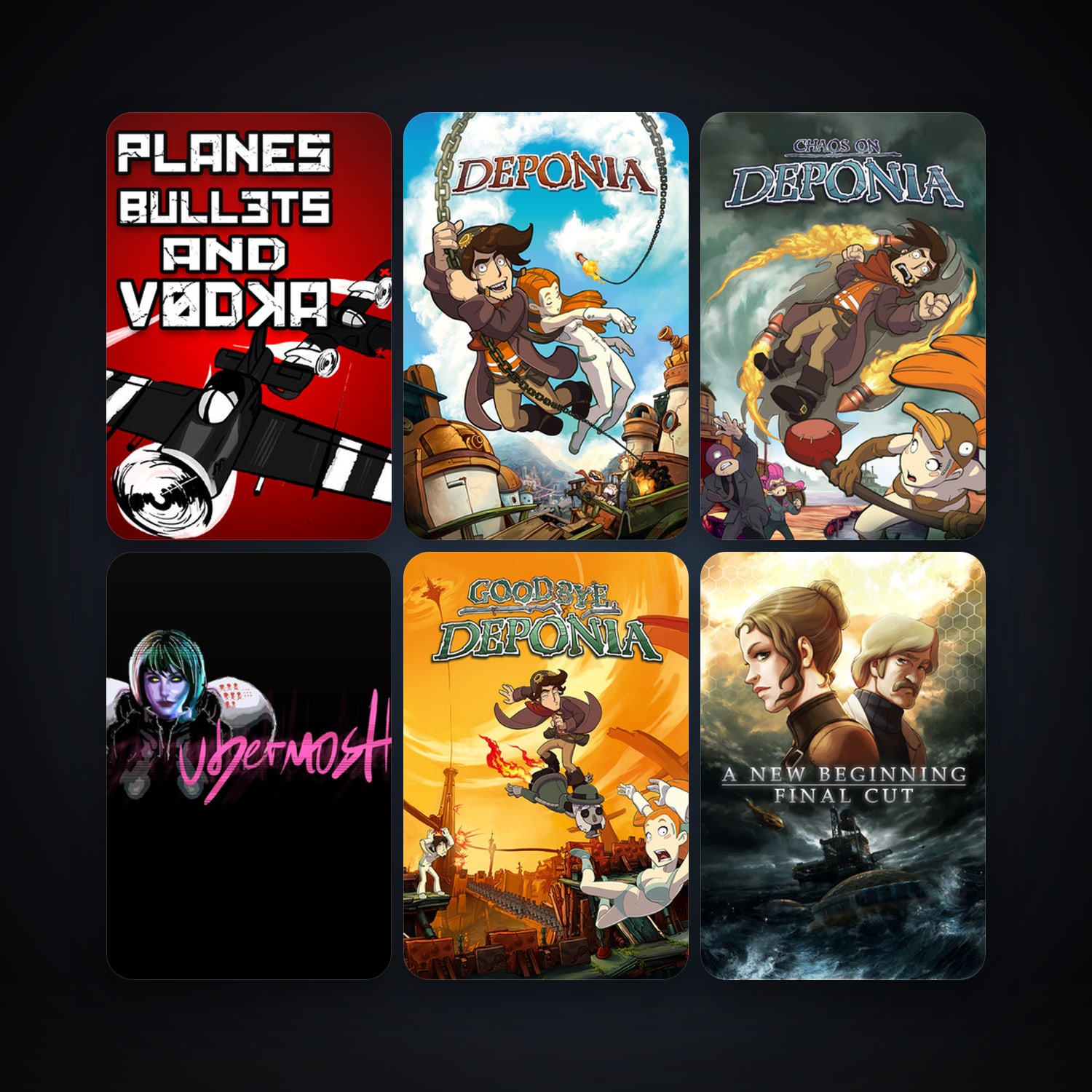 A New Beginning - Final Cut + Deponia, 58 games, Steam 10, clean — HabibiAccounts