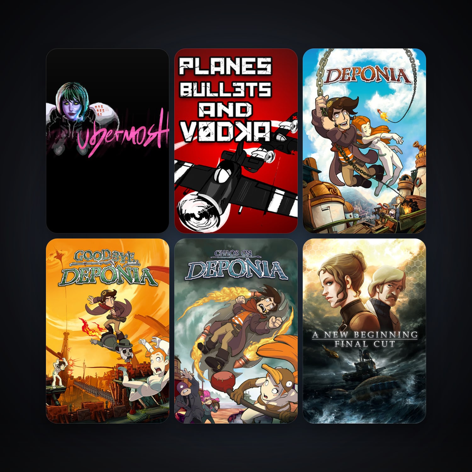 A New Beginning - Final Cut + Deponia, 58 games, Steam 10, clean — HabibiAccounts