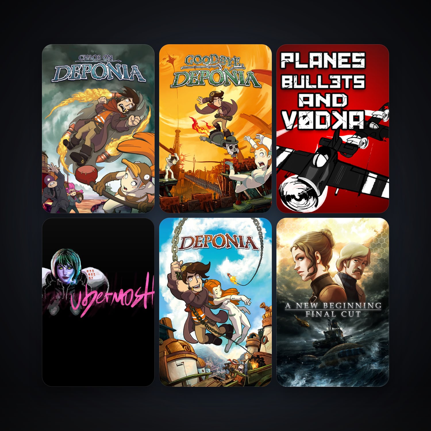A New Beginning - Final Cut + Deponia, 58 games, Steam 10, clean — HabibiAccounts