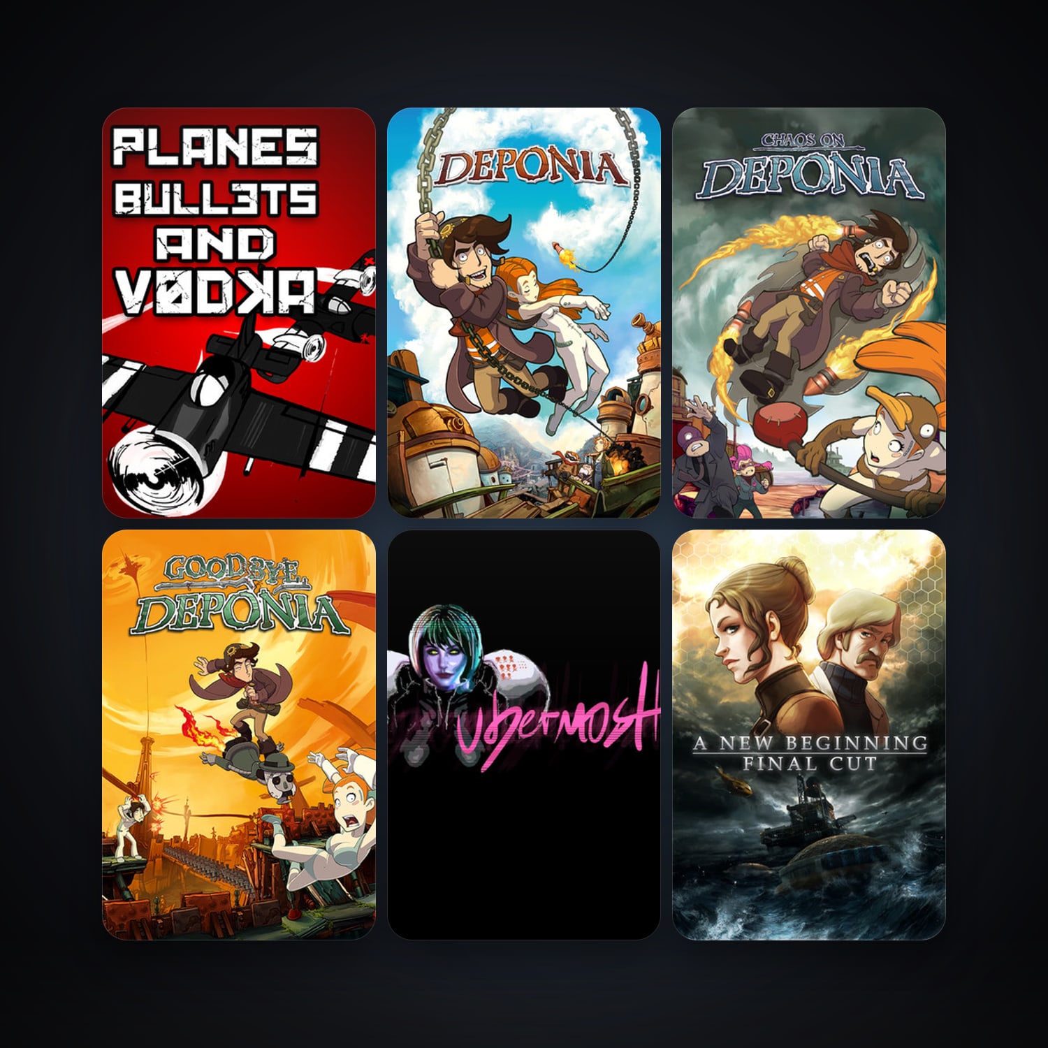 A New Beginning - Final Cut + Deponia, 58 games, Steam 10, clean — HabibiAccounts