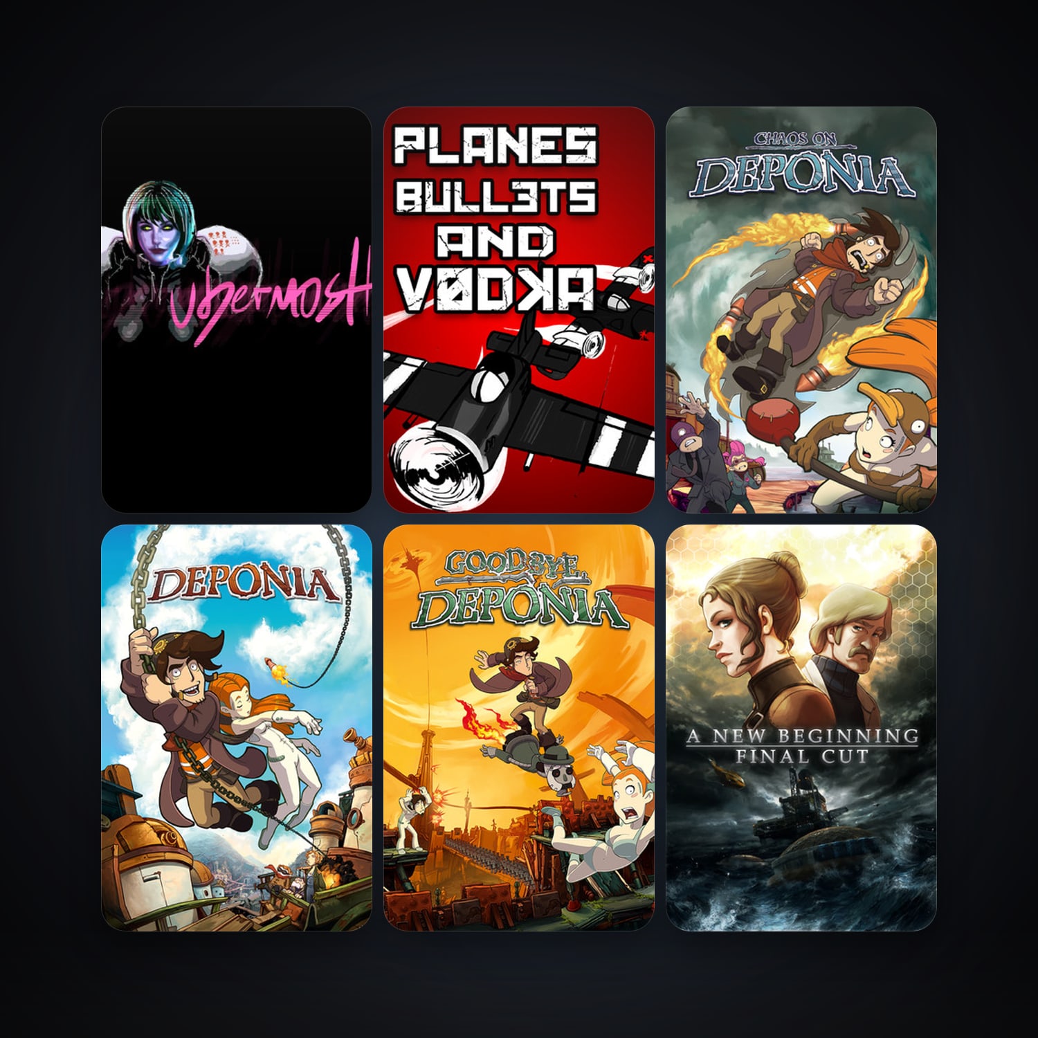 A New Beginning - Final Cut + Deponia, 58 games, Steam 10, clean — HabibiAccounts