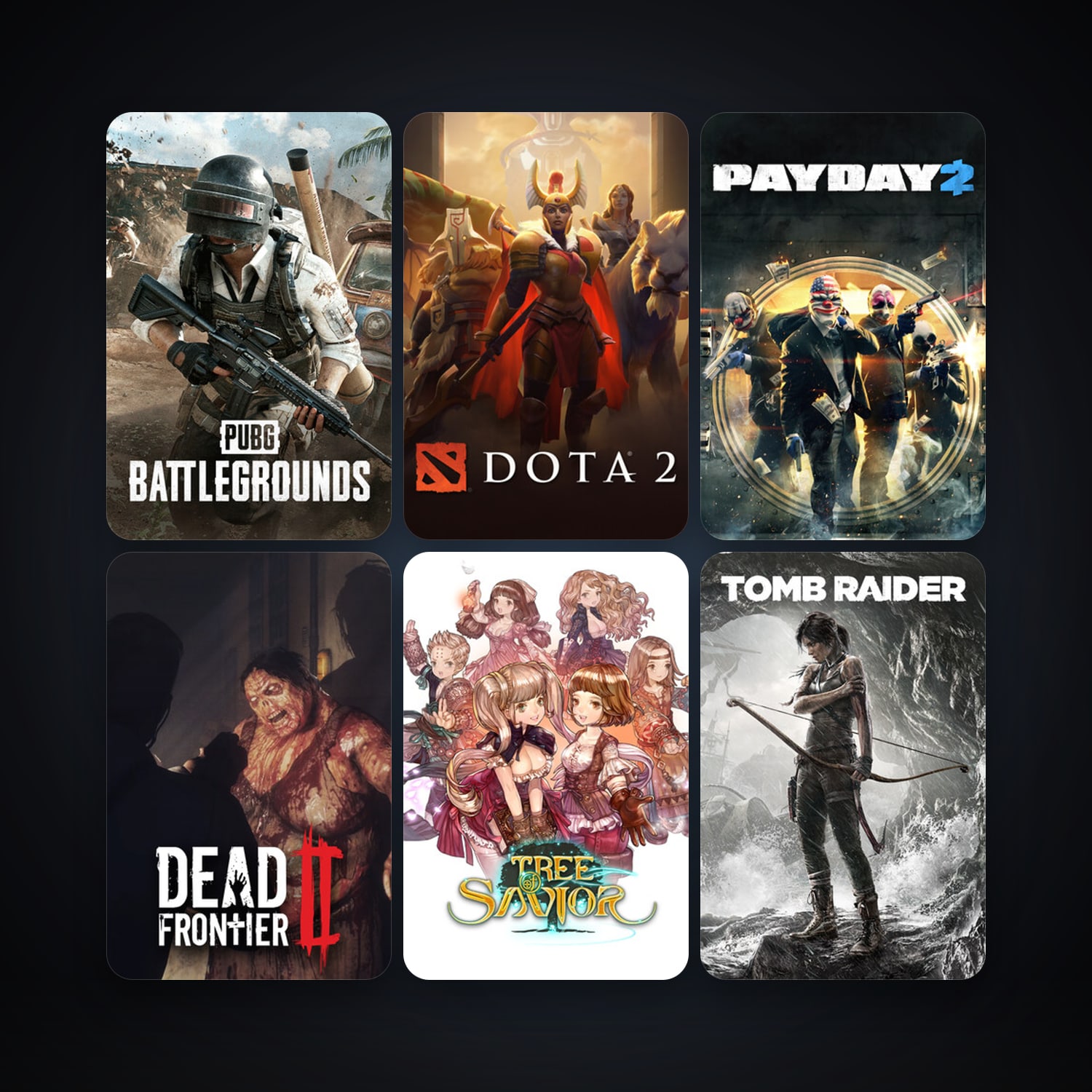Dota 2 + Tomb Raider, 16 games, clean — HabibiAccounts