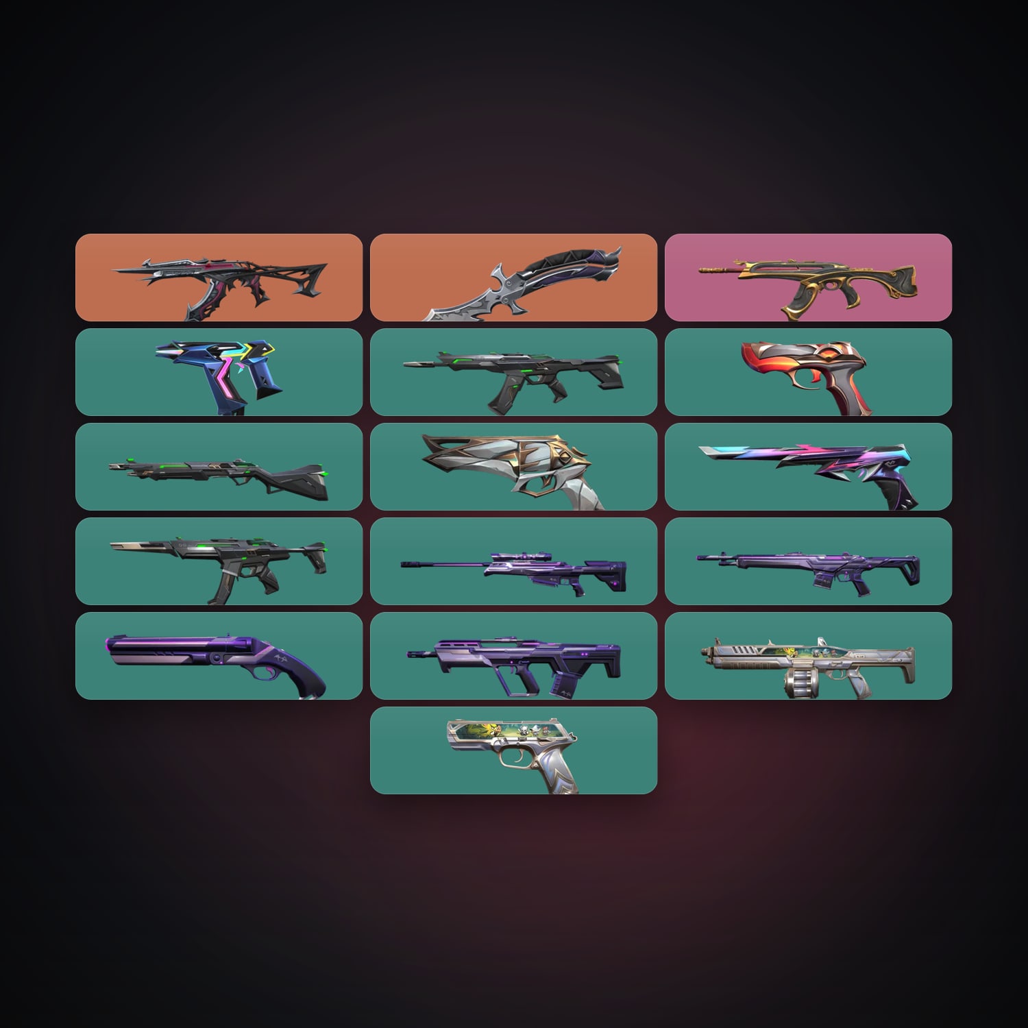 EU Silver 1 locker — 1 knives, 18 skins, lvl 149 — HabibiAccounts