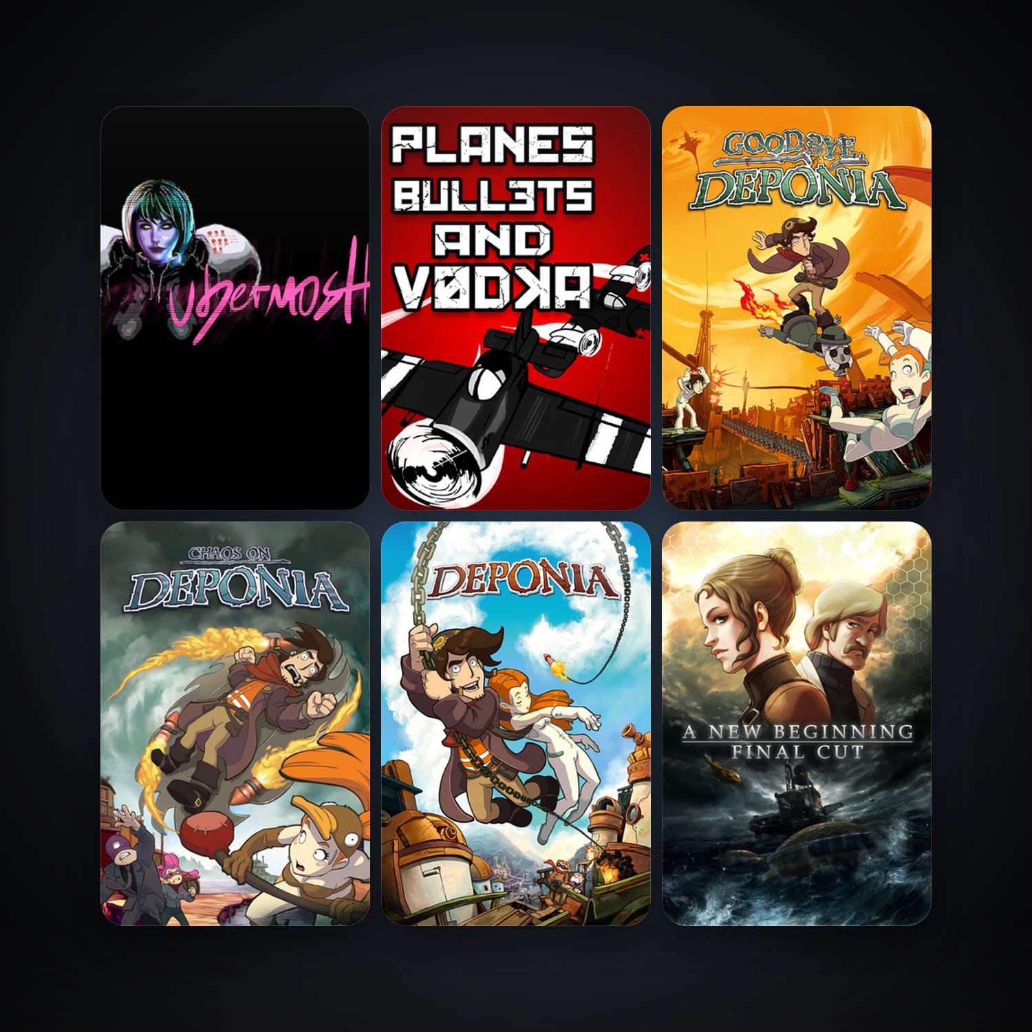 A New Beginning - Final Cut + Deponia, 58 games, Steam 10, clean — HabibiAccounts