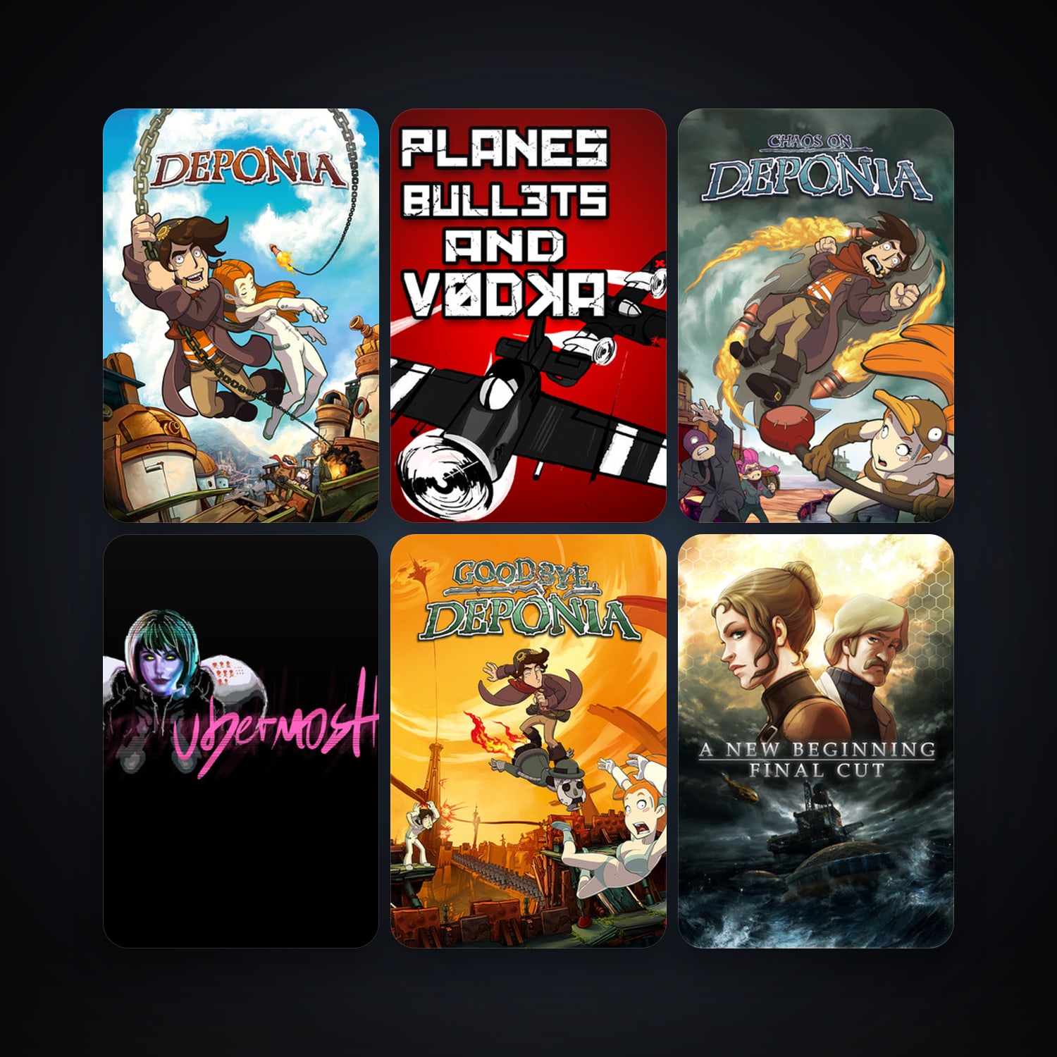 A New Beginning - Final Cut + Deponia, 58 games, Steam 10, clean — HabibiAccounts