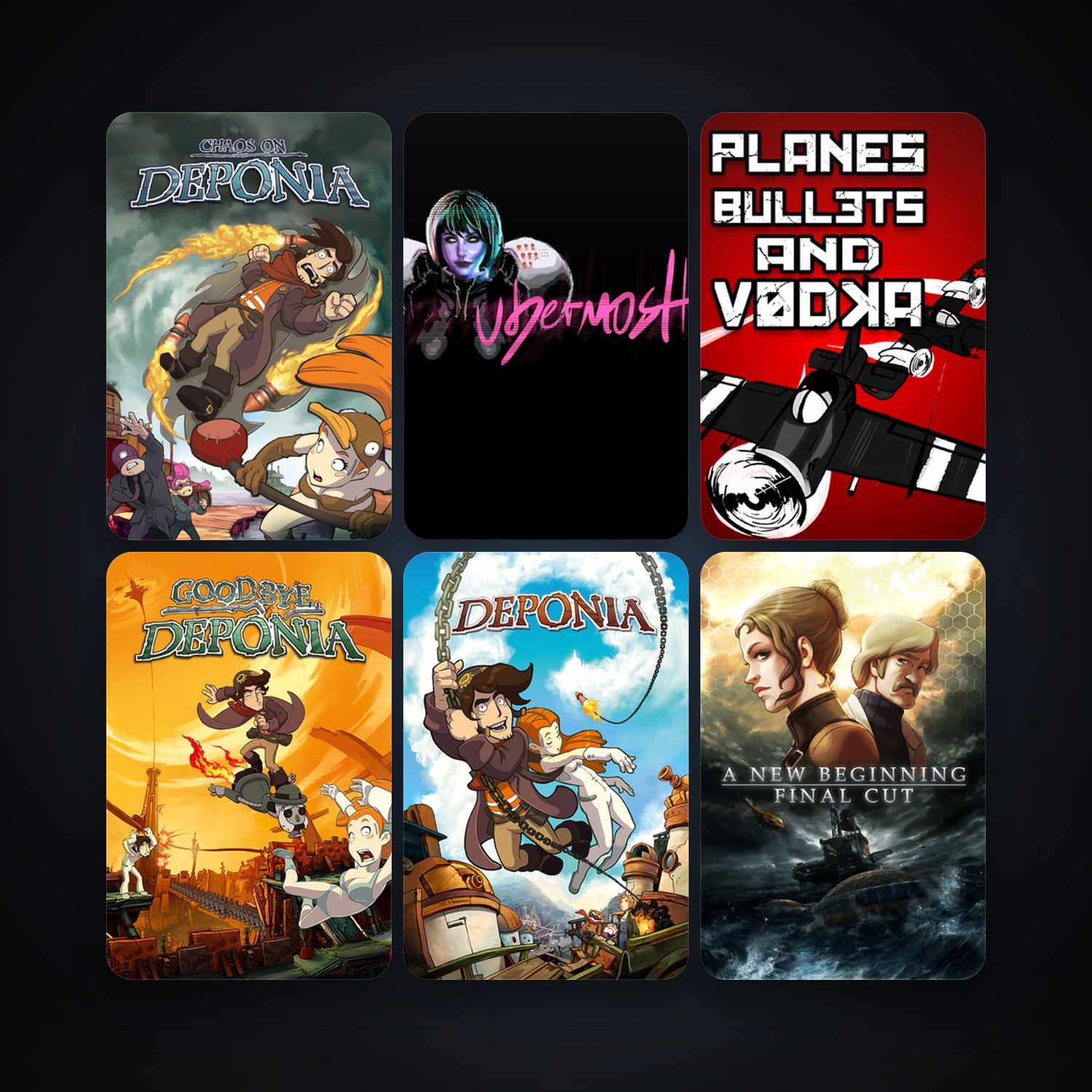 A New Beginning - Final Cut + Deponia, 58 games, Steam 10, clean — HabibiAccounts