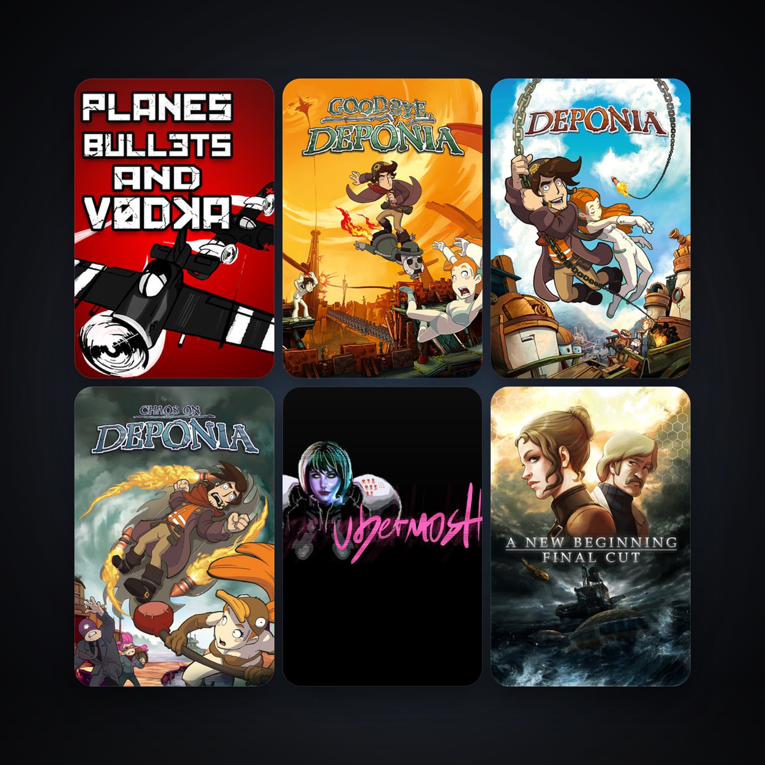 A New Beginning - Final Cut + Deponia, 58 games, Steam 10, clean — HabibiAccounts