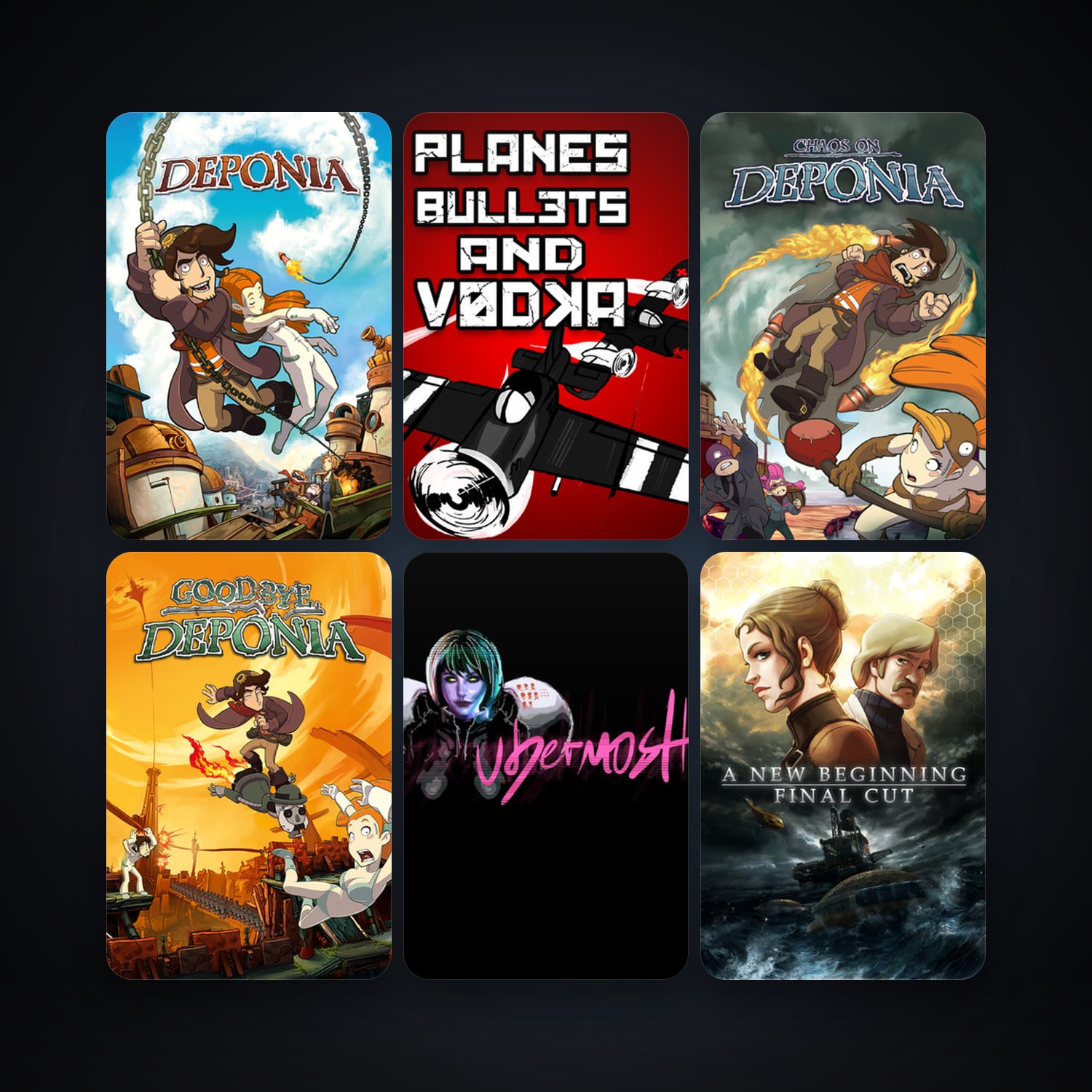 A New Beginning - Final Cut + Deponia, 58 games, Steam 10, clean — HabibiAccounts