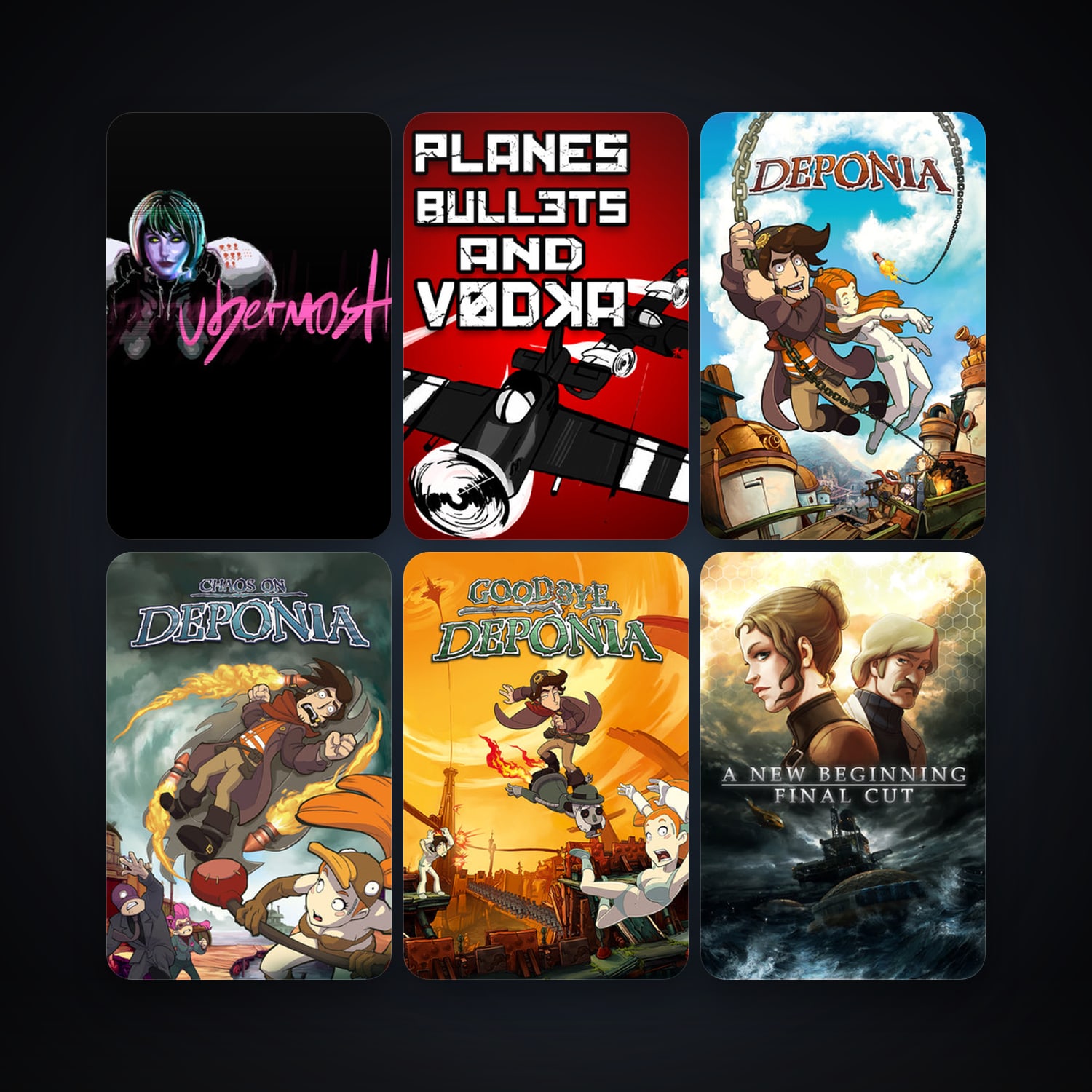 A New Beginning - Final Cut + Deponia, 58 games, Steam 10, clean — HabibiAccounts