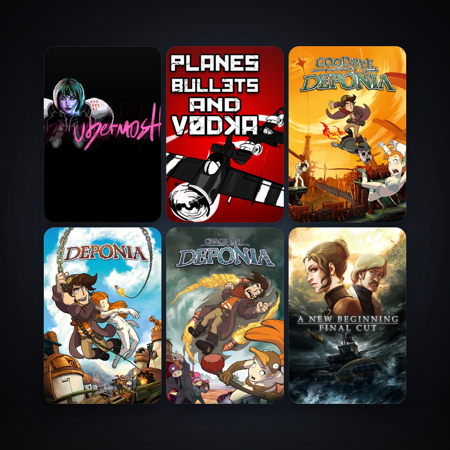 A New Beginning - Final Cut + Deponia, 58 games, Steam 10, clean — HabibiAccounts