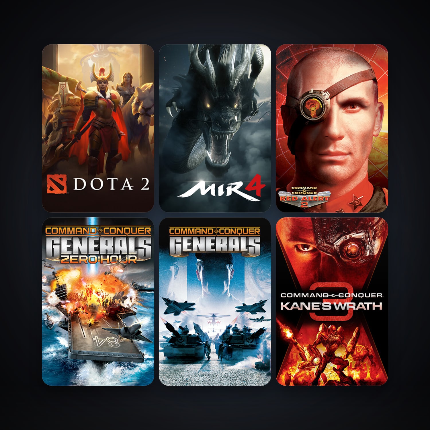 Dota 2 + Command & Conquer: Red Alert 3, 14 games, clean — HabibiAccounts