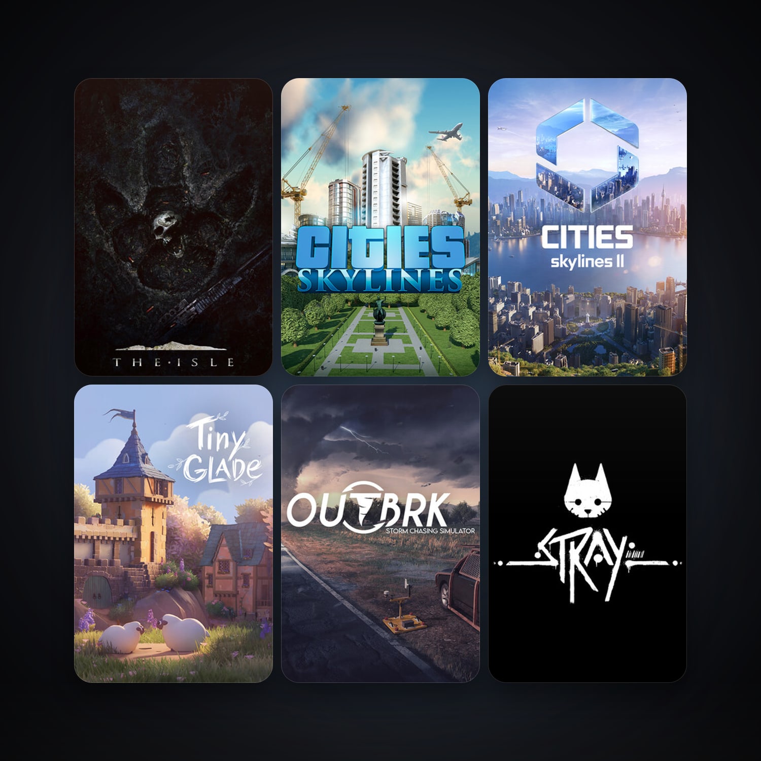 Cities: Skylines + RollerCoaster Tycoon: Deluxe, 17 games, clean — HabibiAccounts