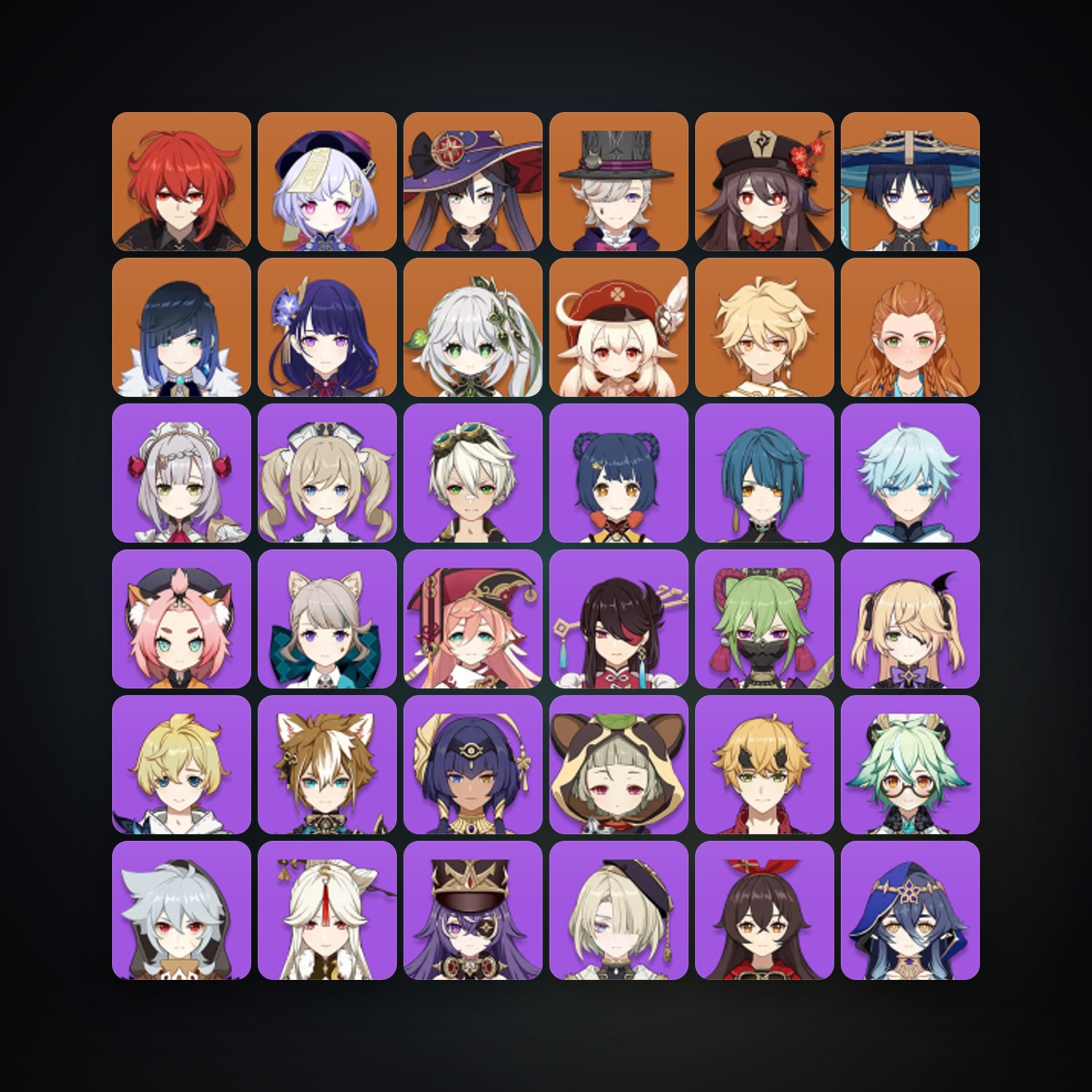 Genshin Impact | AR 55 | 46 Chars | 10× 5★ — Genshin / miHoYo Account · 262659827 — HabibiAccounts