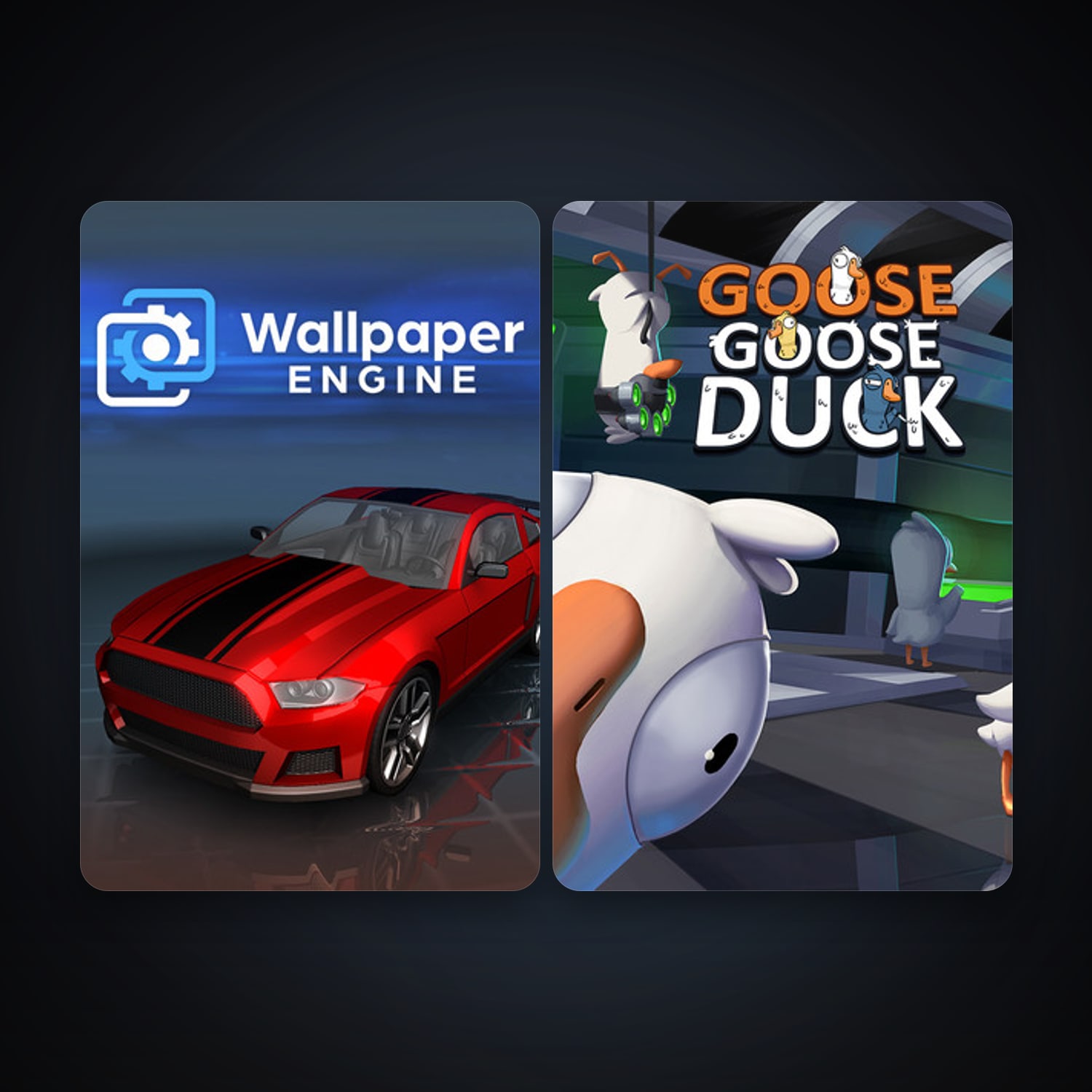 Wallpaper Engine + Goose Goose Duck, 7 games, clean — HabibiAccounts
