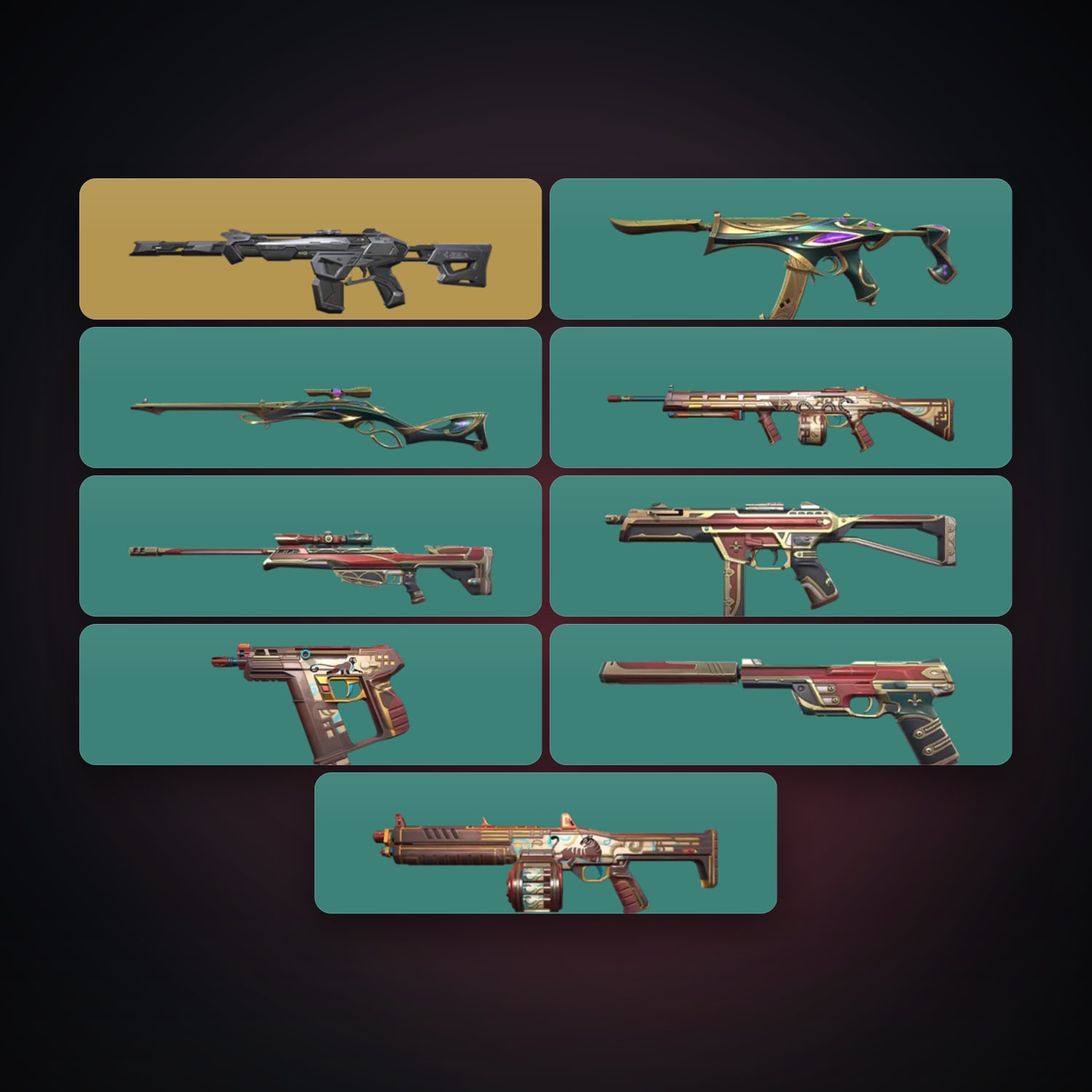 EU locker — 9 skins, lvl 21 — HabibiAccounts
