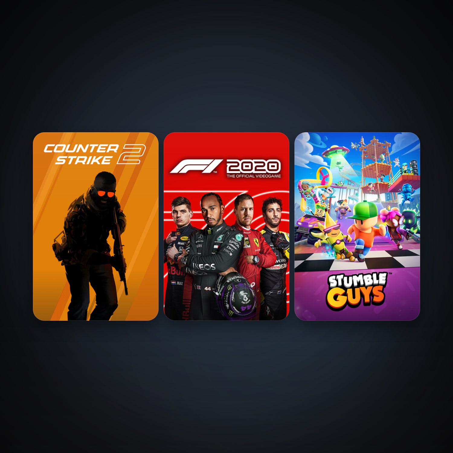 CS2 Prime + F1 2020, 3 games, clean — HabibiAccounts