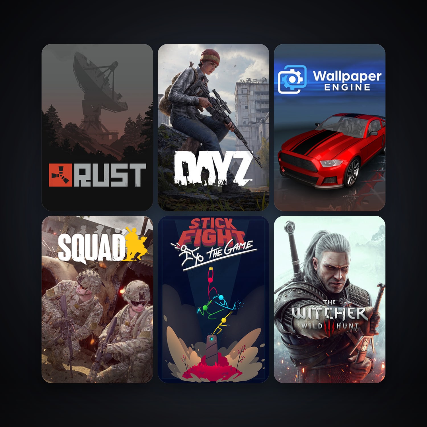 DayZ + Rust, 9 games, clean — HabibiAccounts