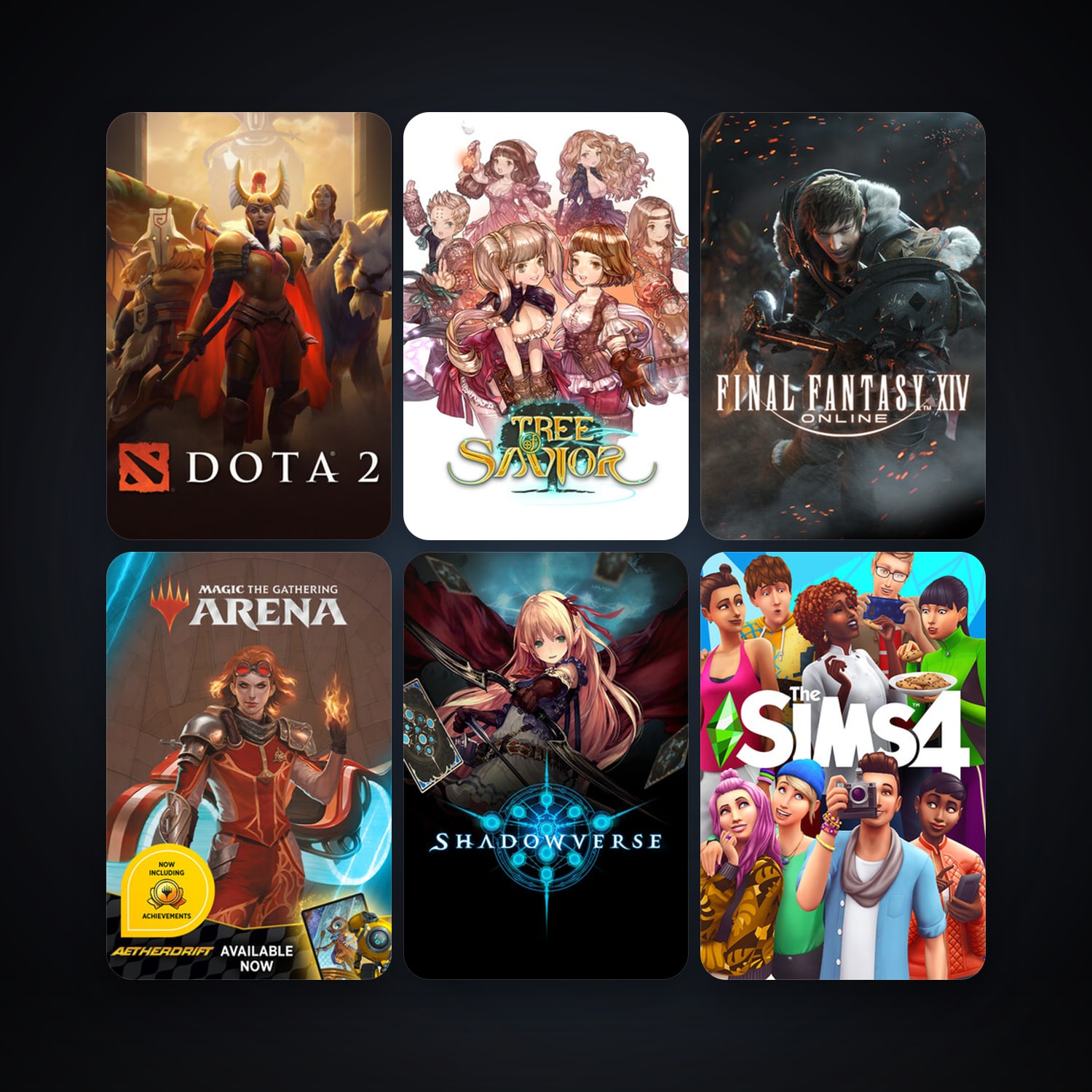 Dota 2 + FINAL FANTASY XIV Online, 33 games, Steam 10, clean — HabibiAccounts