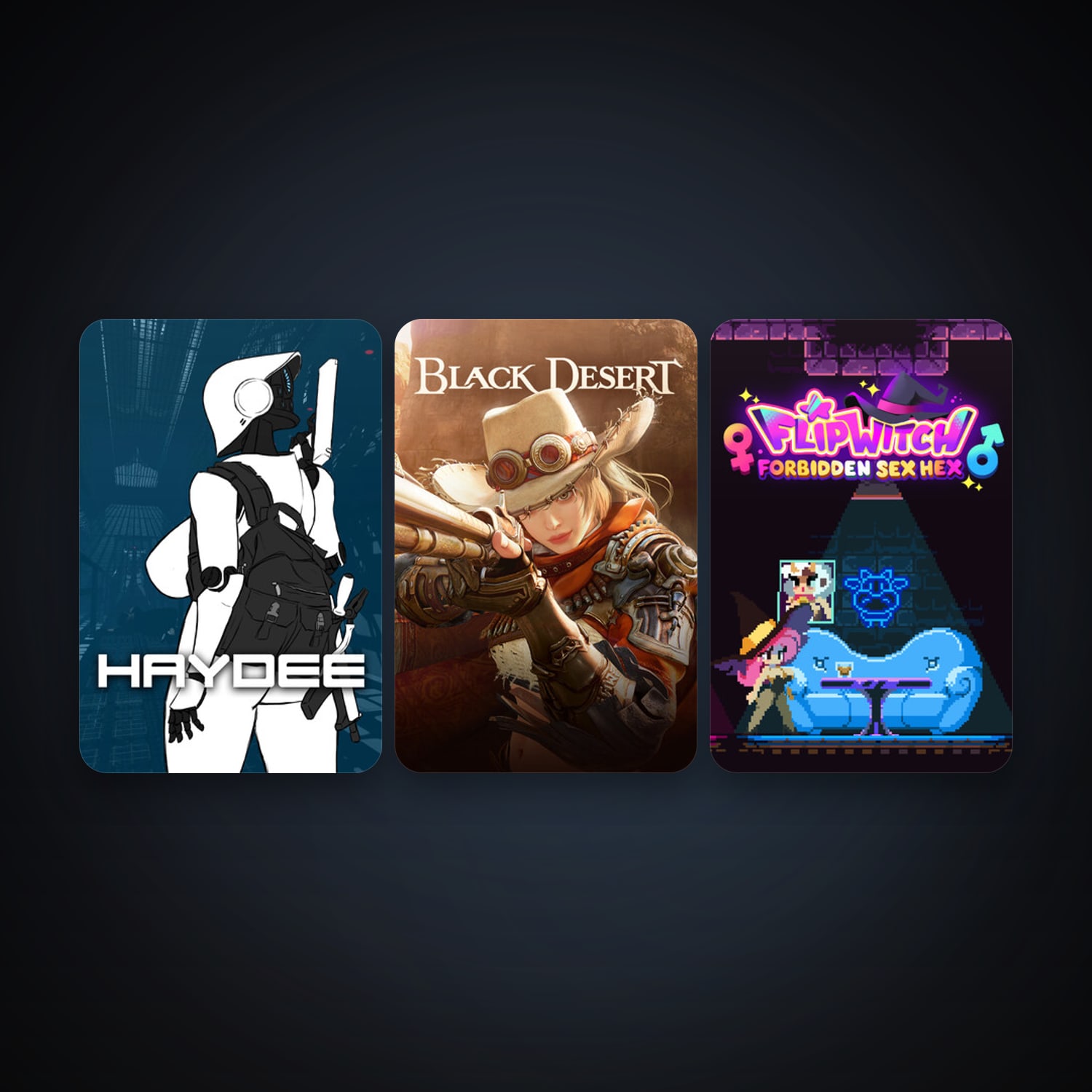 Haydee + Black Desert Online, 13 games, clean — HabibiAccounts