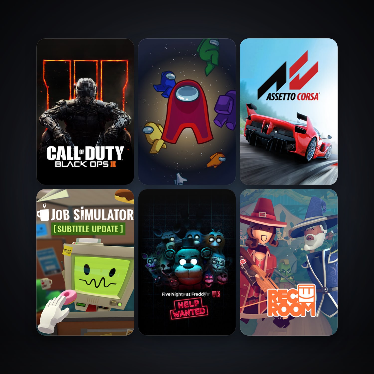 Assetto Corsa + Call of Duty: Black Ops III, 15 games, clean — HabibiAccounts