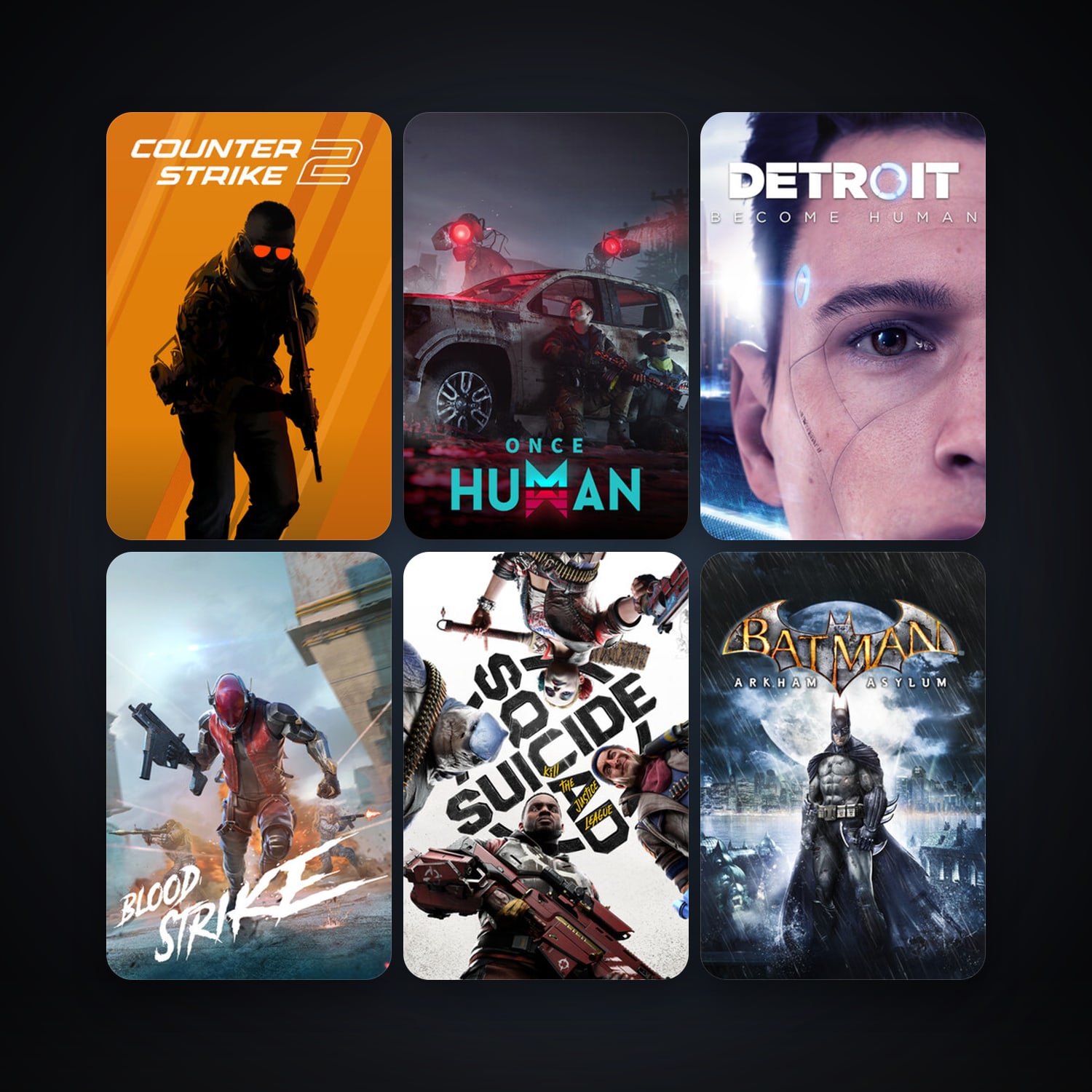 CS2 Prime + Batman: Arkham Asylum Game of the Year Edition, 32 games, clean — HabibiAccounts