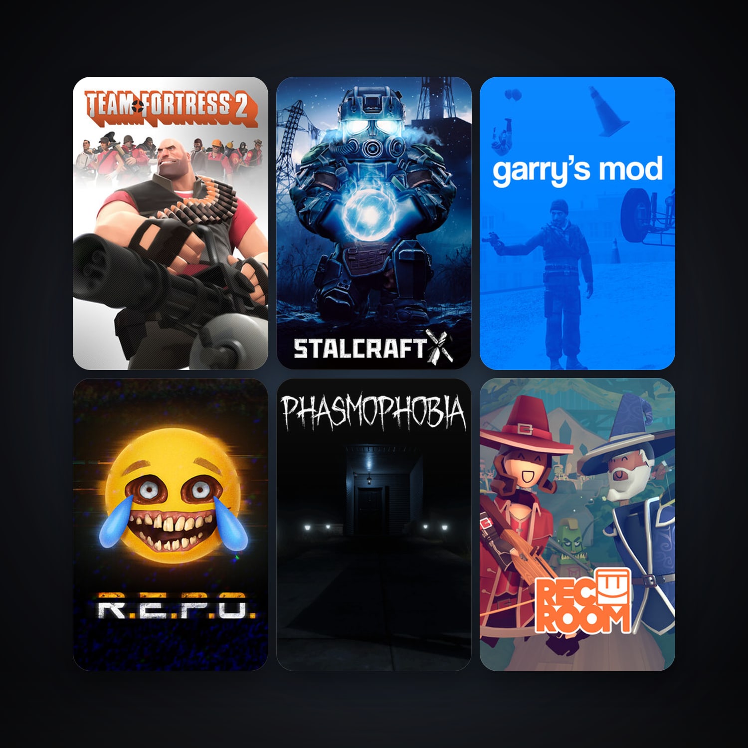 Team Fortress 2 + Garry's Mod, 28 games, clean — HabibiAccounts