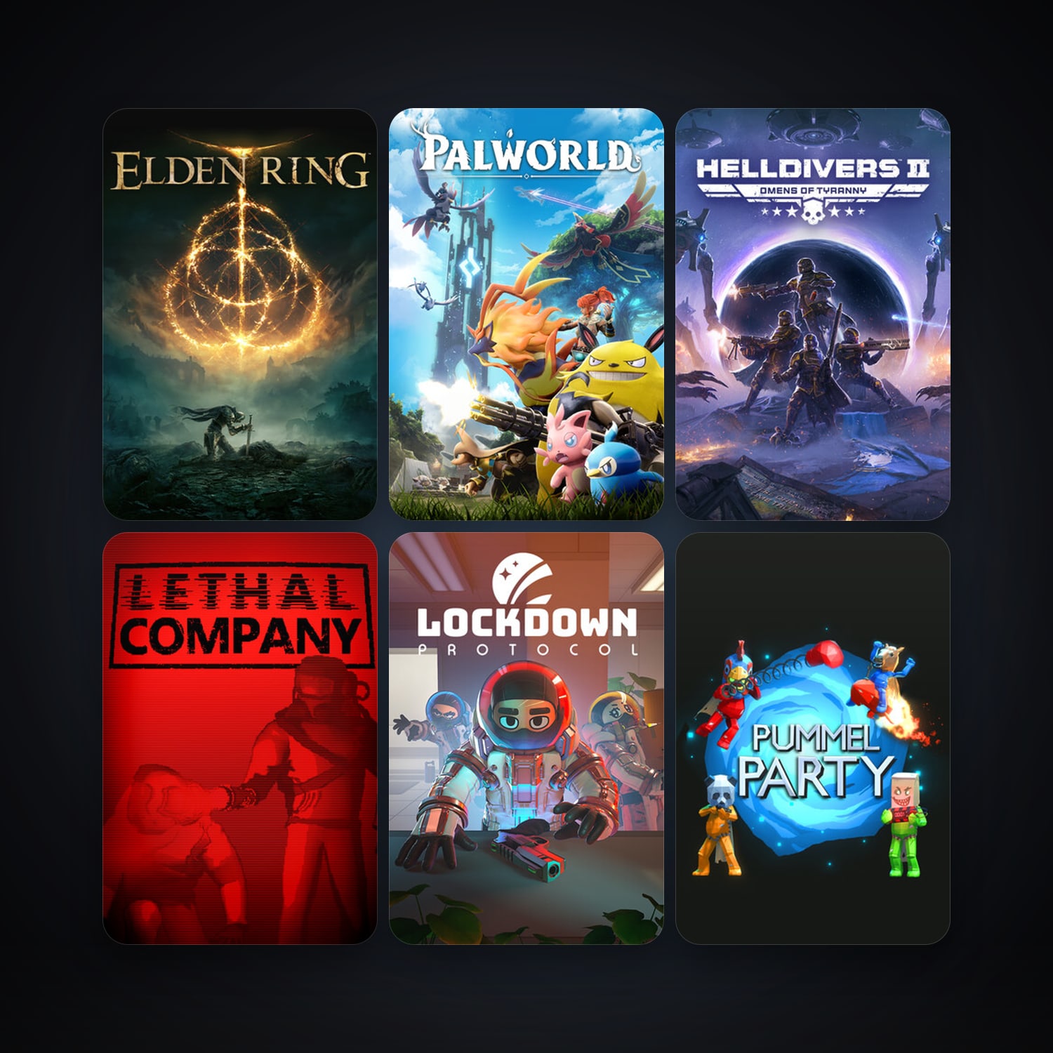 HELLDIVERS 2 + Pummel Party, 104 games, Steam 25, clean — HabibiAccounts