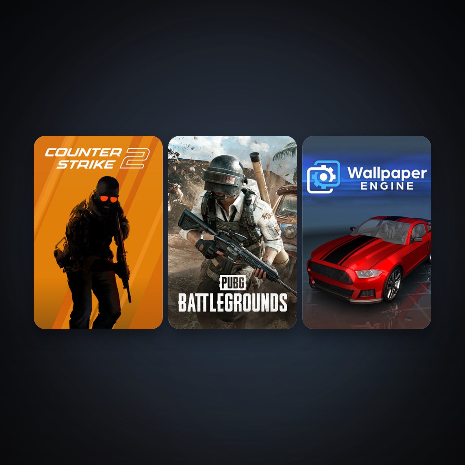 CS2 Prime + Wallpaper Engine, 6 games, clean — HabibiAccounts