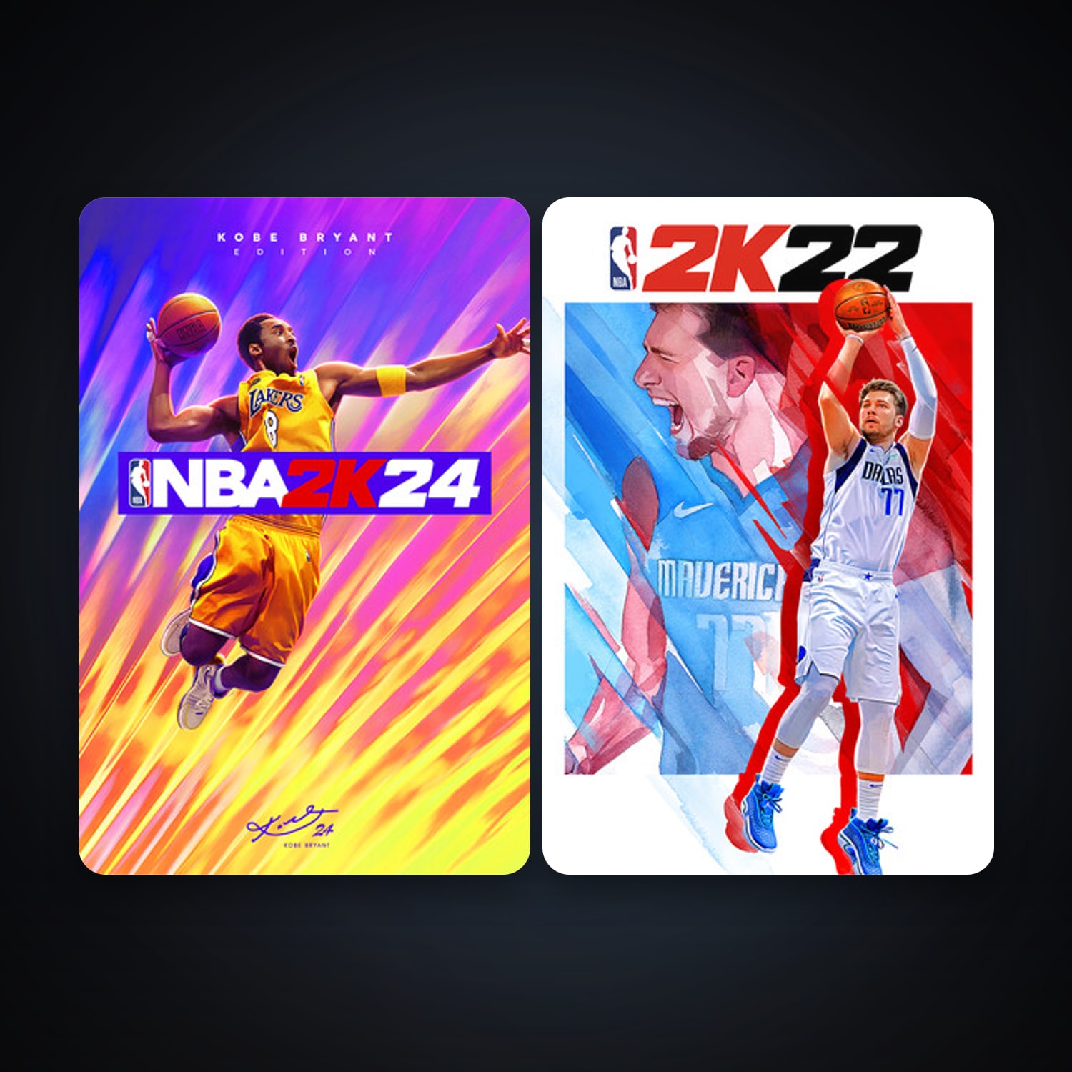 NBA 2K22 + NBA 2K24, 17 games, clean — HabibiAccounts