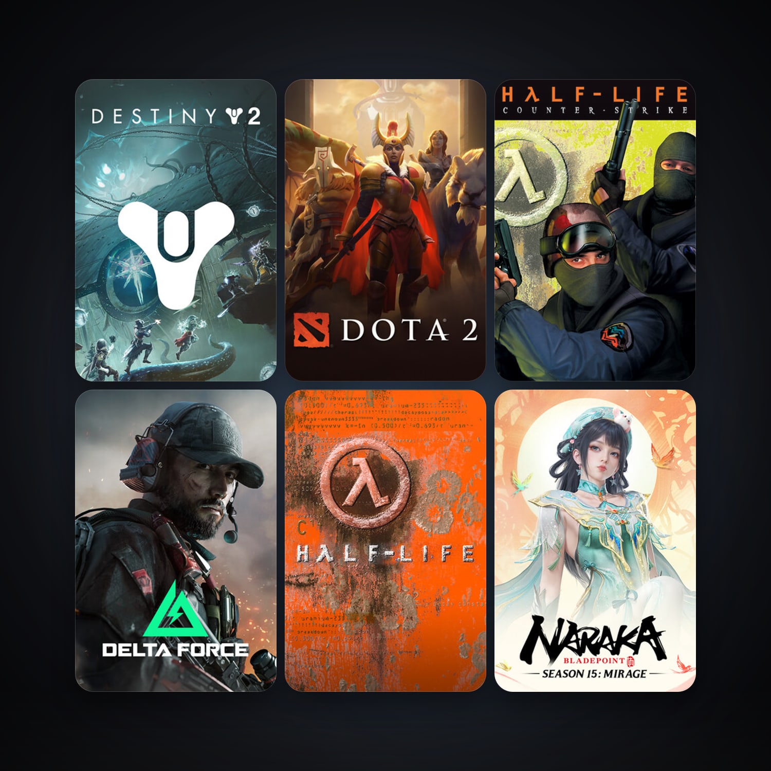 Counter-Strike + Team Fortress Classic, 14 games, clean — HabibiAccounts