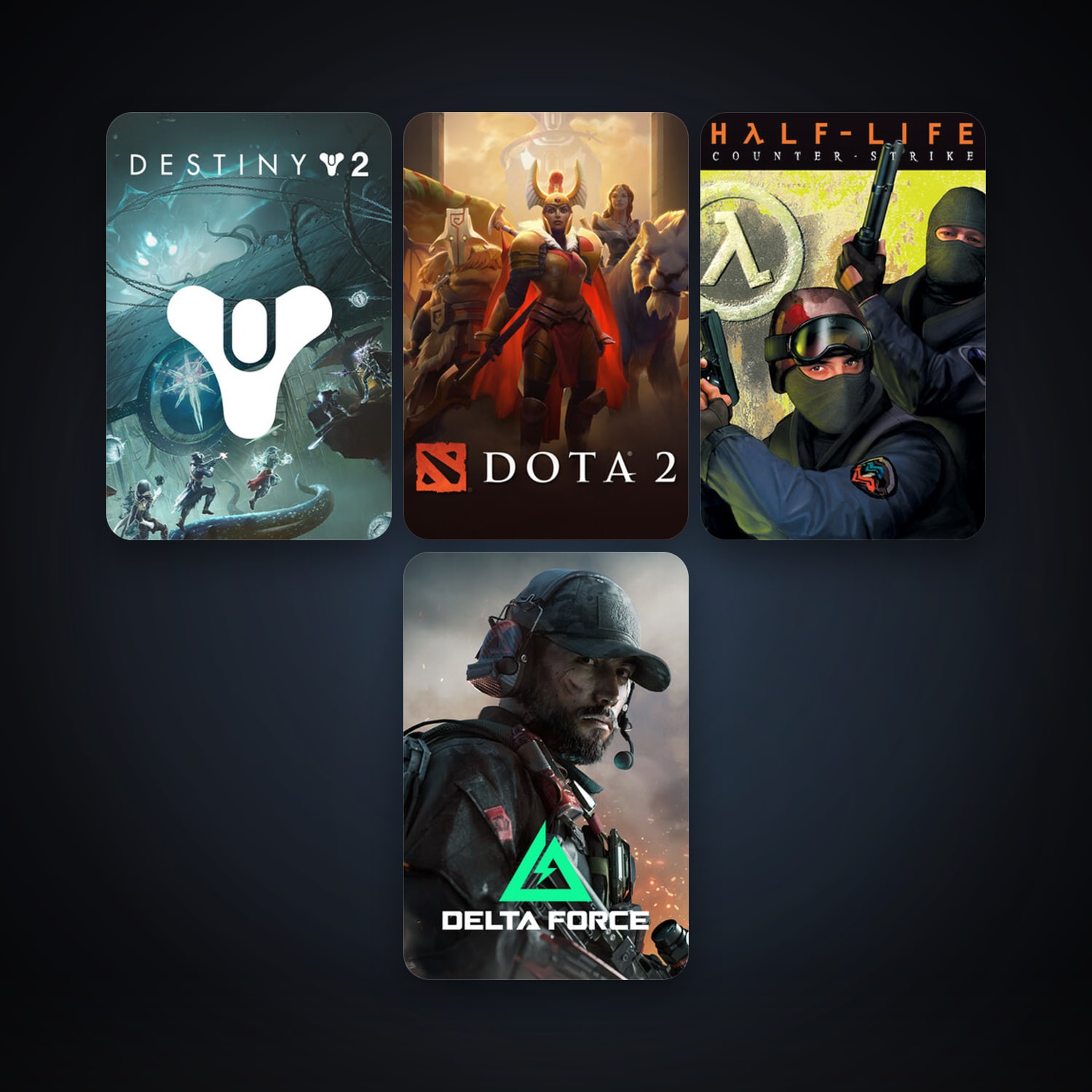 Counter-Strike + Dota 2, 9 games, clean — HabibiAccounts