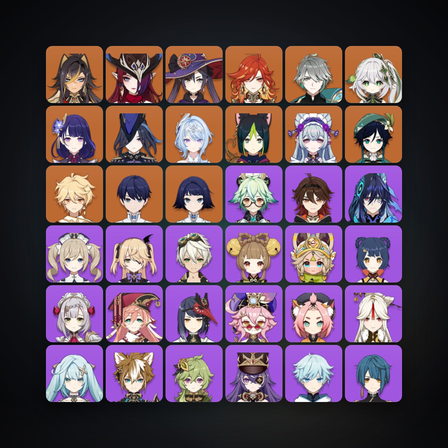 Genshin Impact | AR 57 | 54 Chars | 12× 5★ — Genshin / miHoYo Account — HabibiAccounts