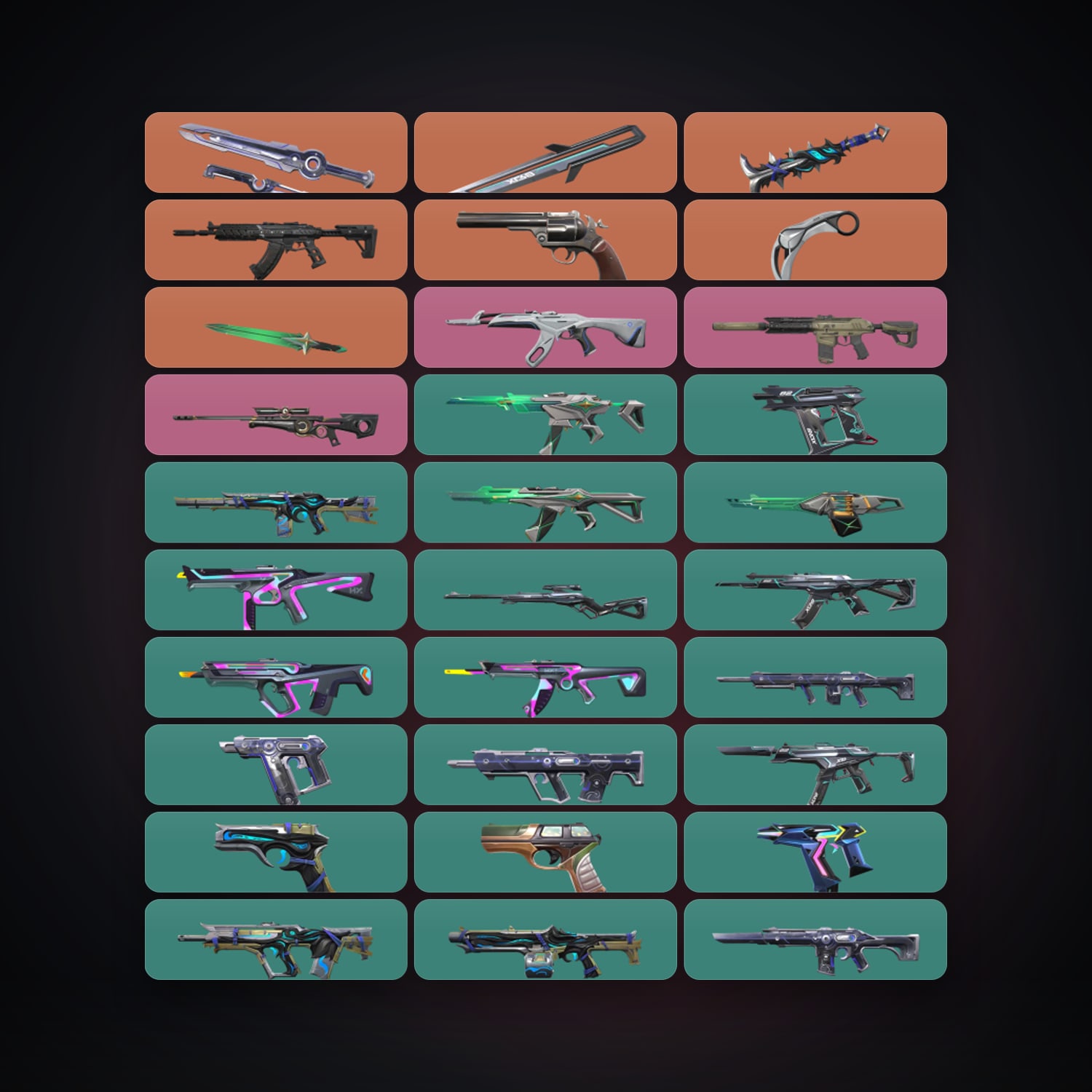 EU Plat 1 locker — 5 knives, 80 skins, lvl 272 — HabibiAccounts