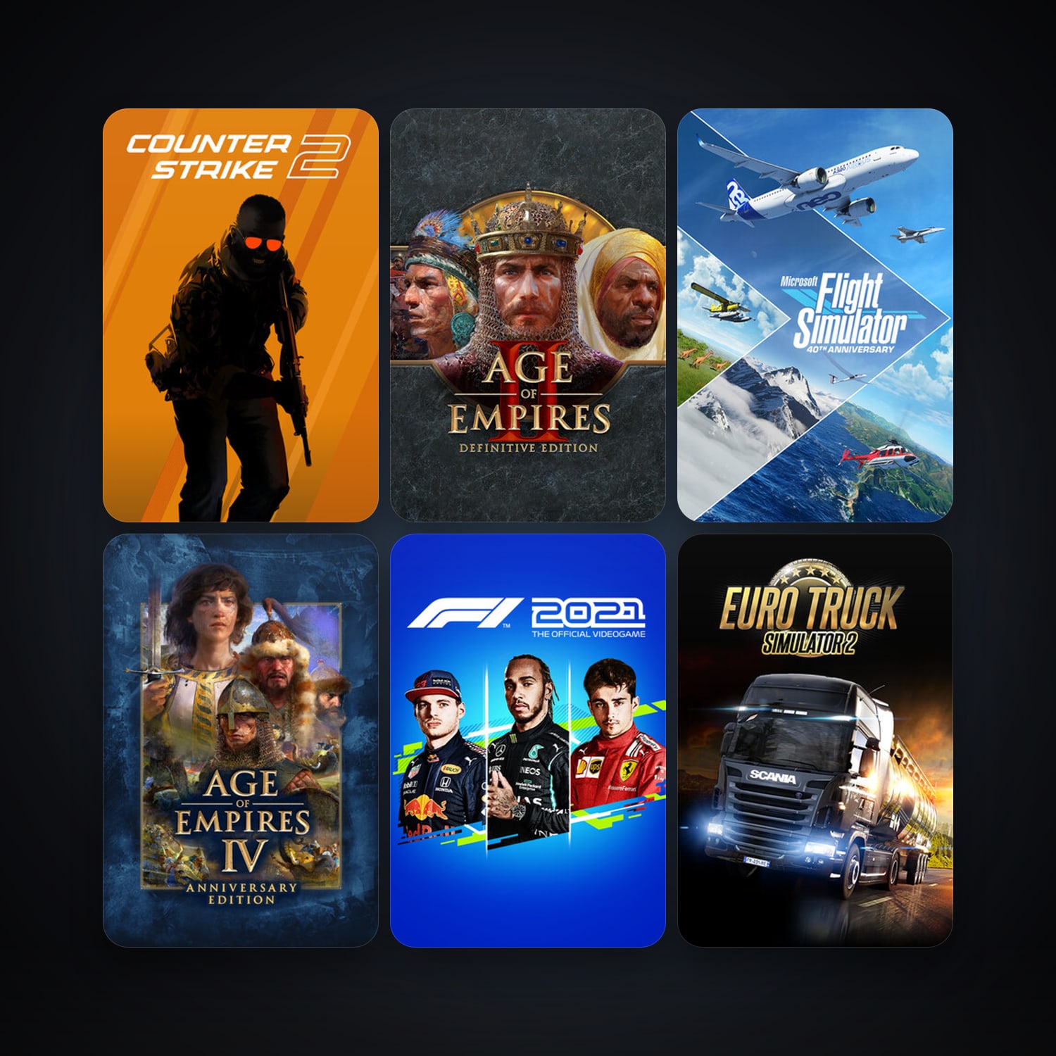 CS2 Prime + Metro 2033, 8 games, Steam 11, clean — HabibiAccounts