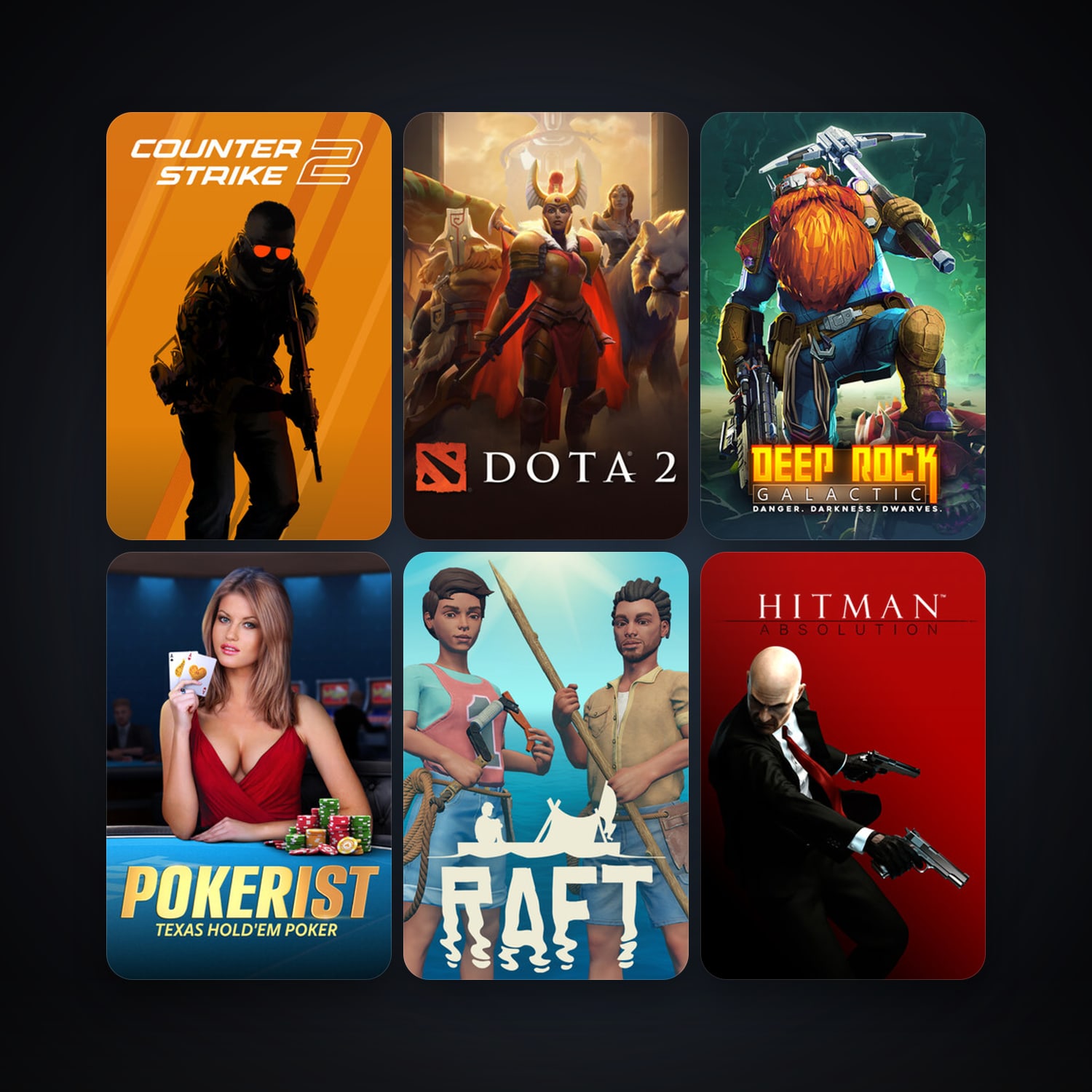 Dota 2 + CS2 Prime, 8 games, clean — HabibiAccounts
